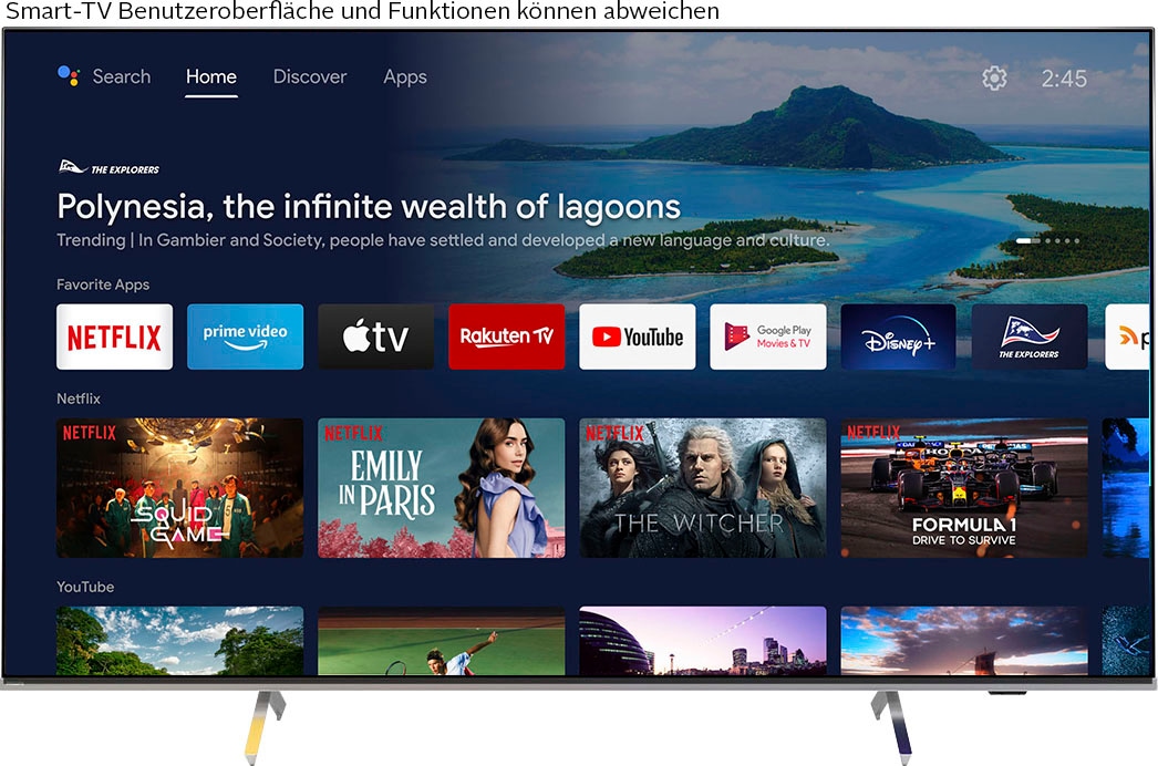 Philips LED-Fernseher Zoll, BAUR Ultra HD, TV »65PUS8507/12«, cm/65 164 | 4K Smart-TV-Android