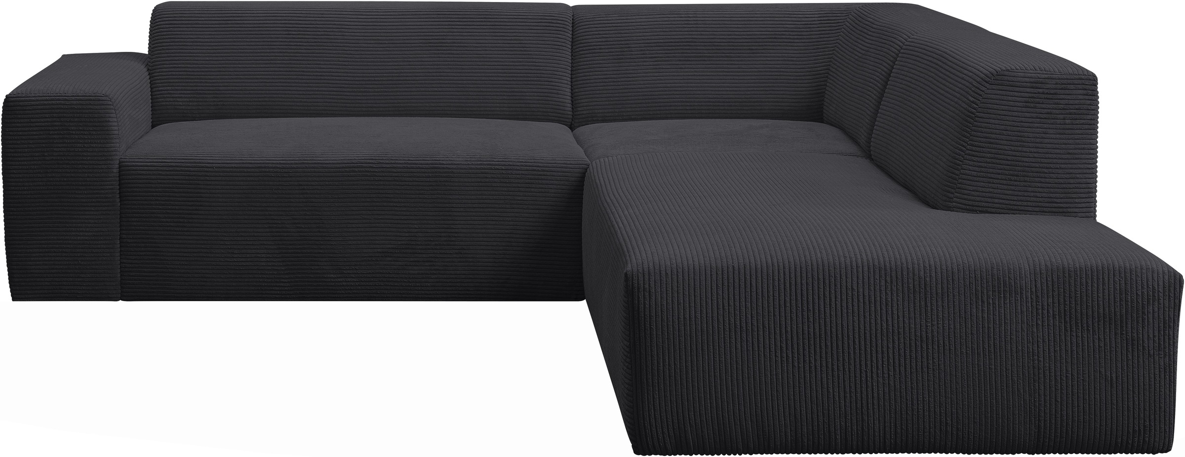 WERK2 Ecksofa "Zeus-M, tolles Sofa mit schönen Details, L-Form", Curvy Tren günstig online kaufen