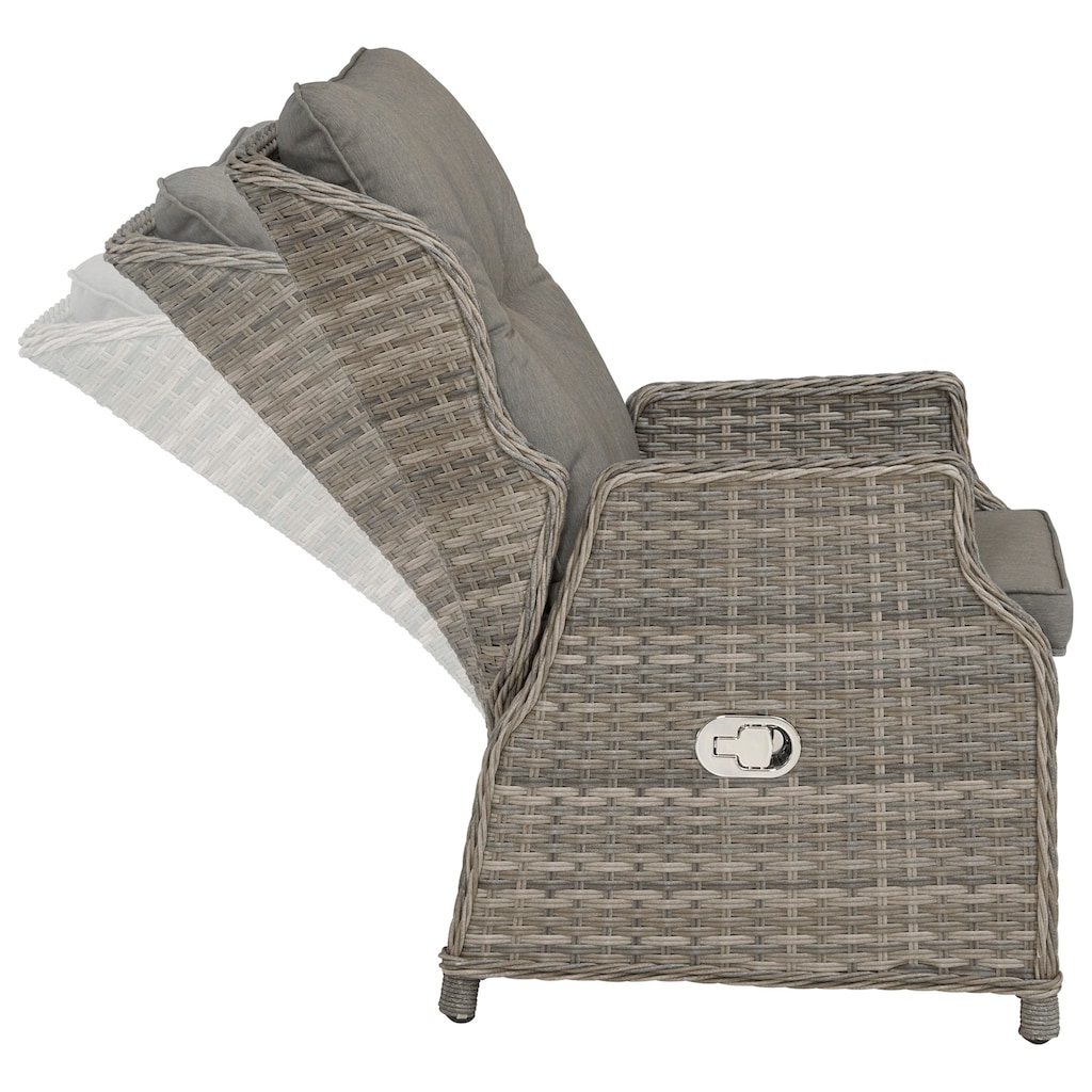 KONIFERA Relaxsessel »Premium«, Polyrattan, verstellbar, inkl. Auflage