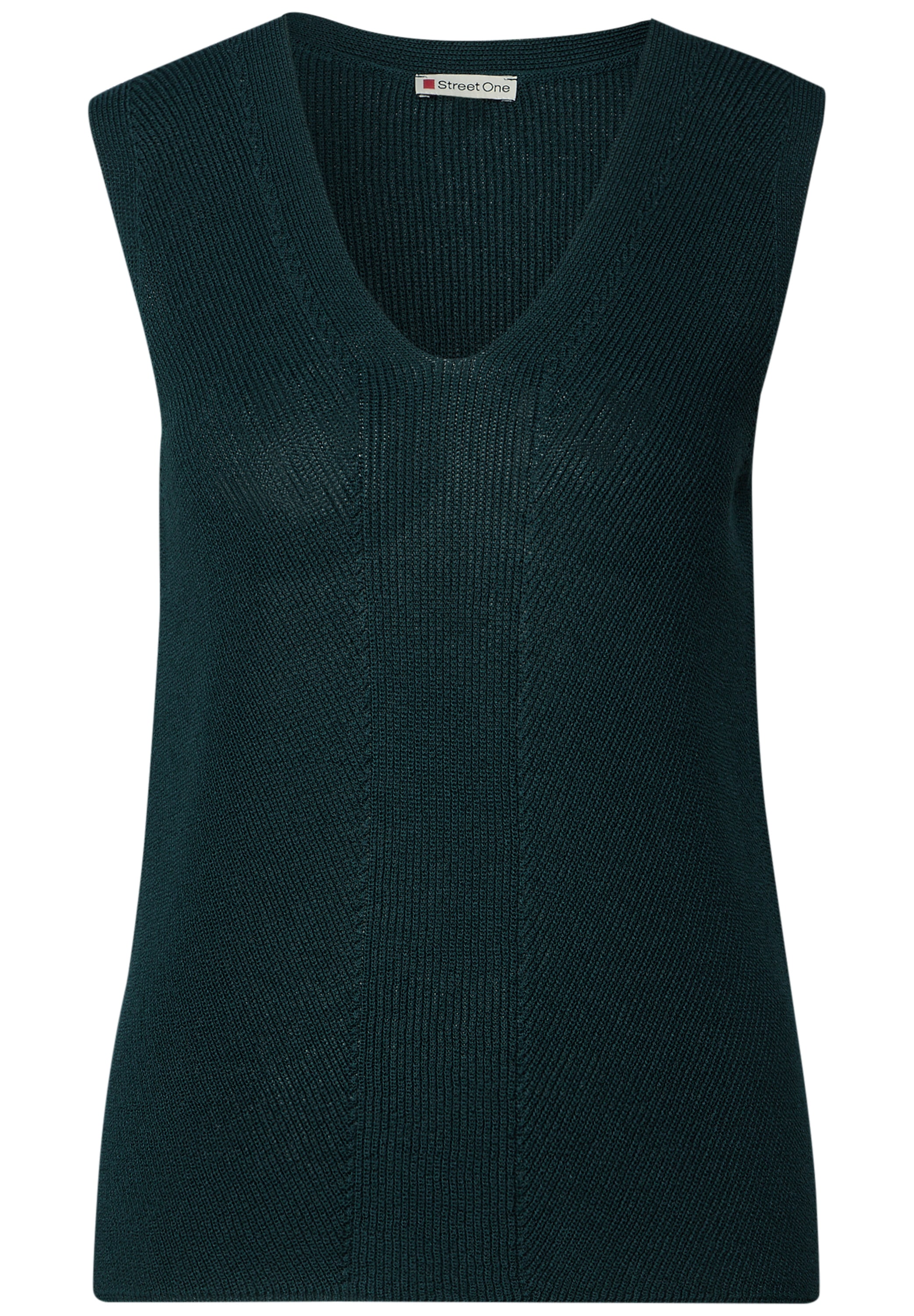 STREET ONE V-Ausschnitt-Pullover, mit V-Ausschnitt