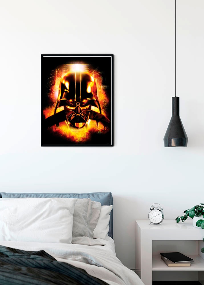 Komar Bild »Star Wars Classic Vader Head«, Star Wars, (1 St.), Wandbild zur Dekoration im Kinderzimmer - ohne Rahmen