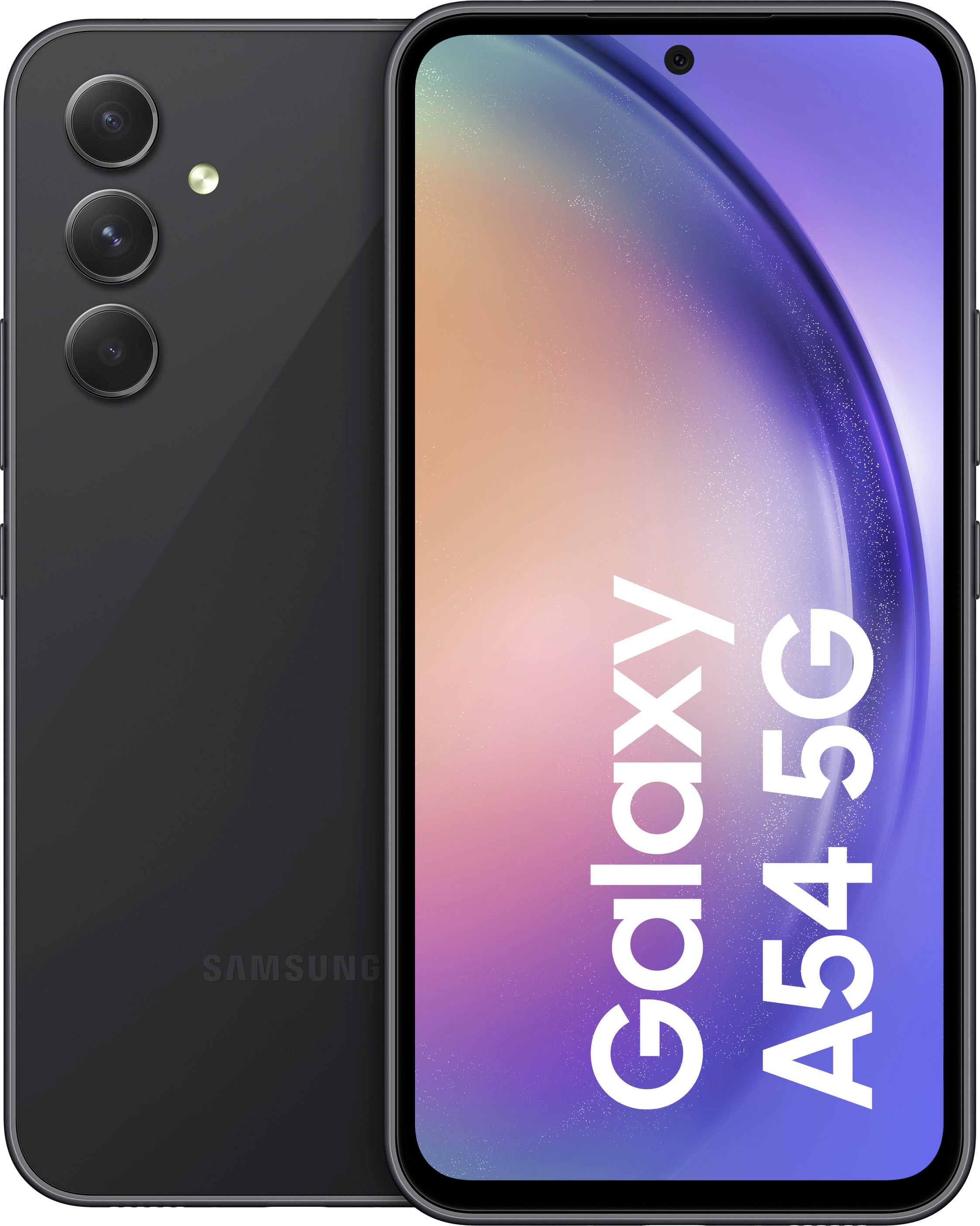 Samsung Smartphone »Galaxy A54 5G 256GB«, schwarz, 16,31 cm/6,4 Zoll, 256 GB Speicherplatz, 50 MP Kamera