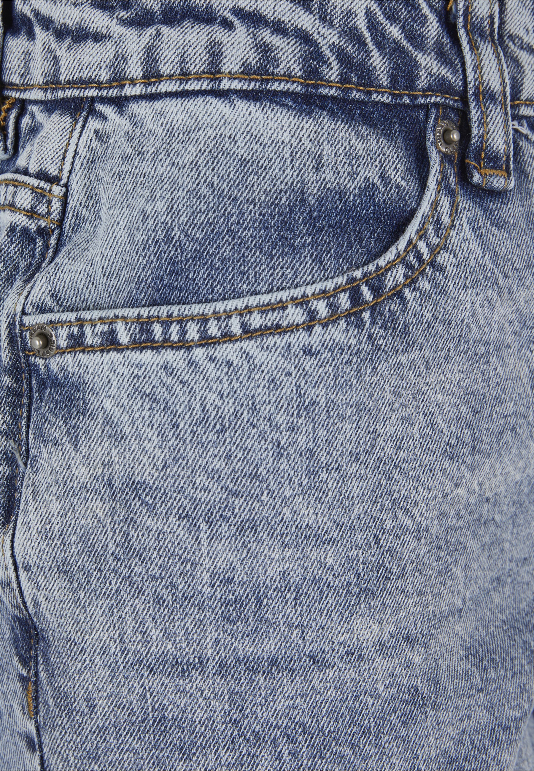 Urban Classics Jean large à fentes pour femmes - Teinté lavé bleu clair 30 2
