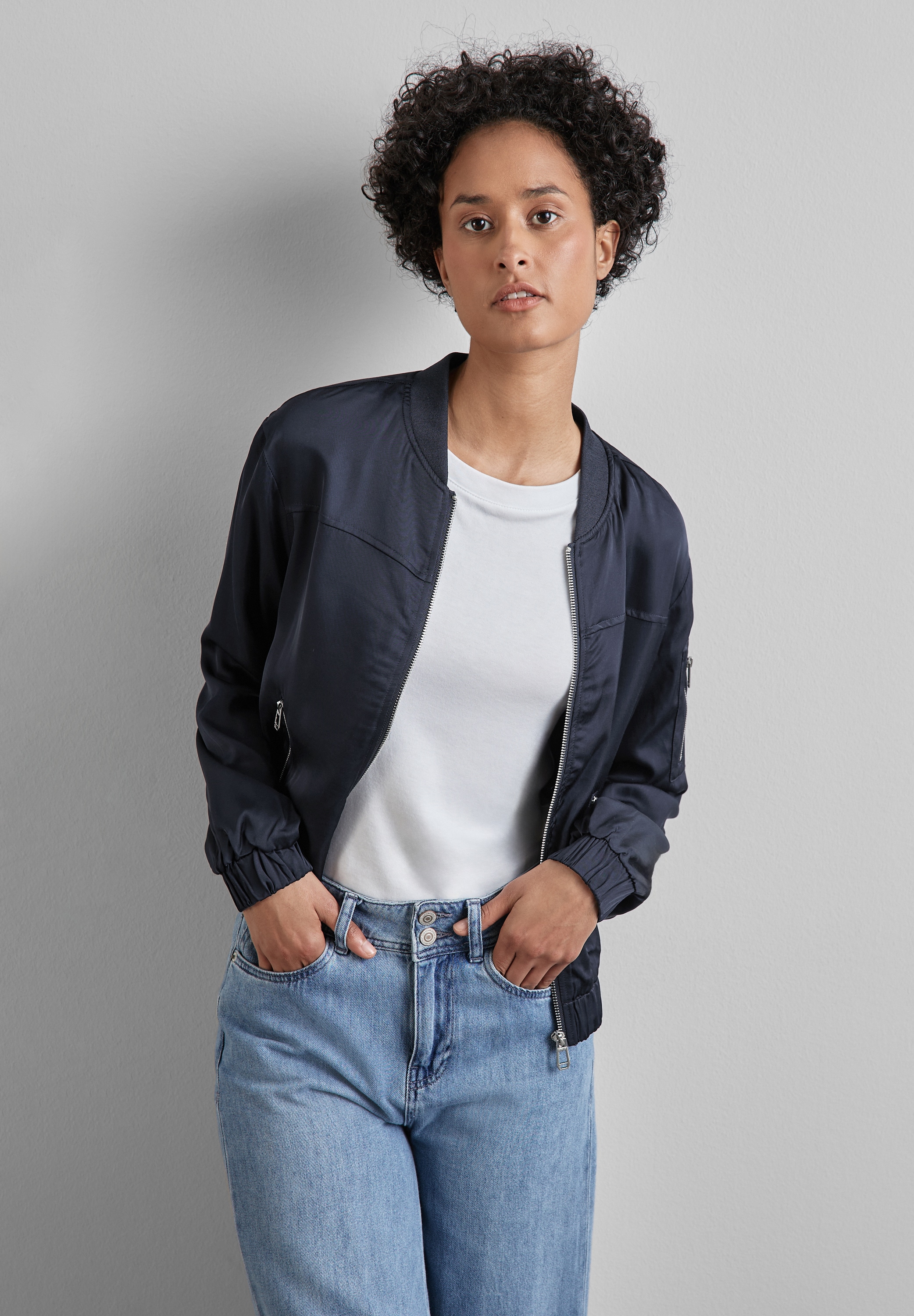 STREET ONE Blouson, ohne Kapuze, aus softer Viskose