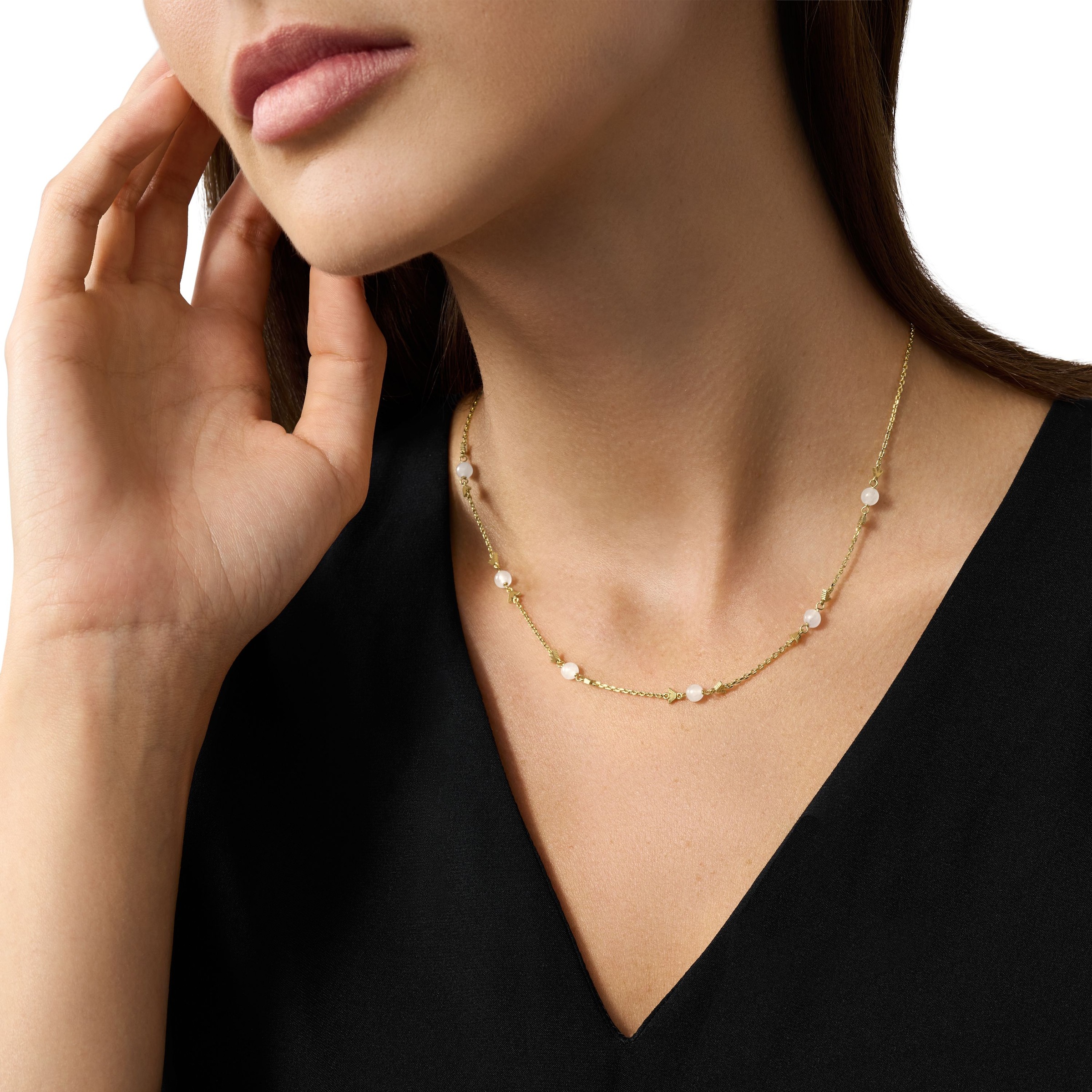 Emporio Armani Kette ohne Anhänger »Schmuck Geschenk Metall, EGS3200710«, mit Quarz