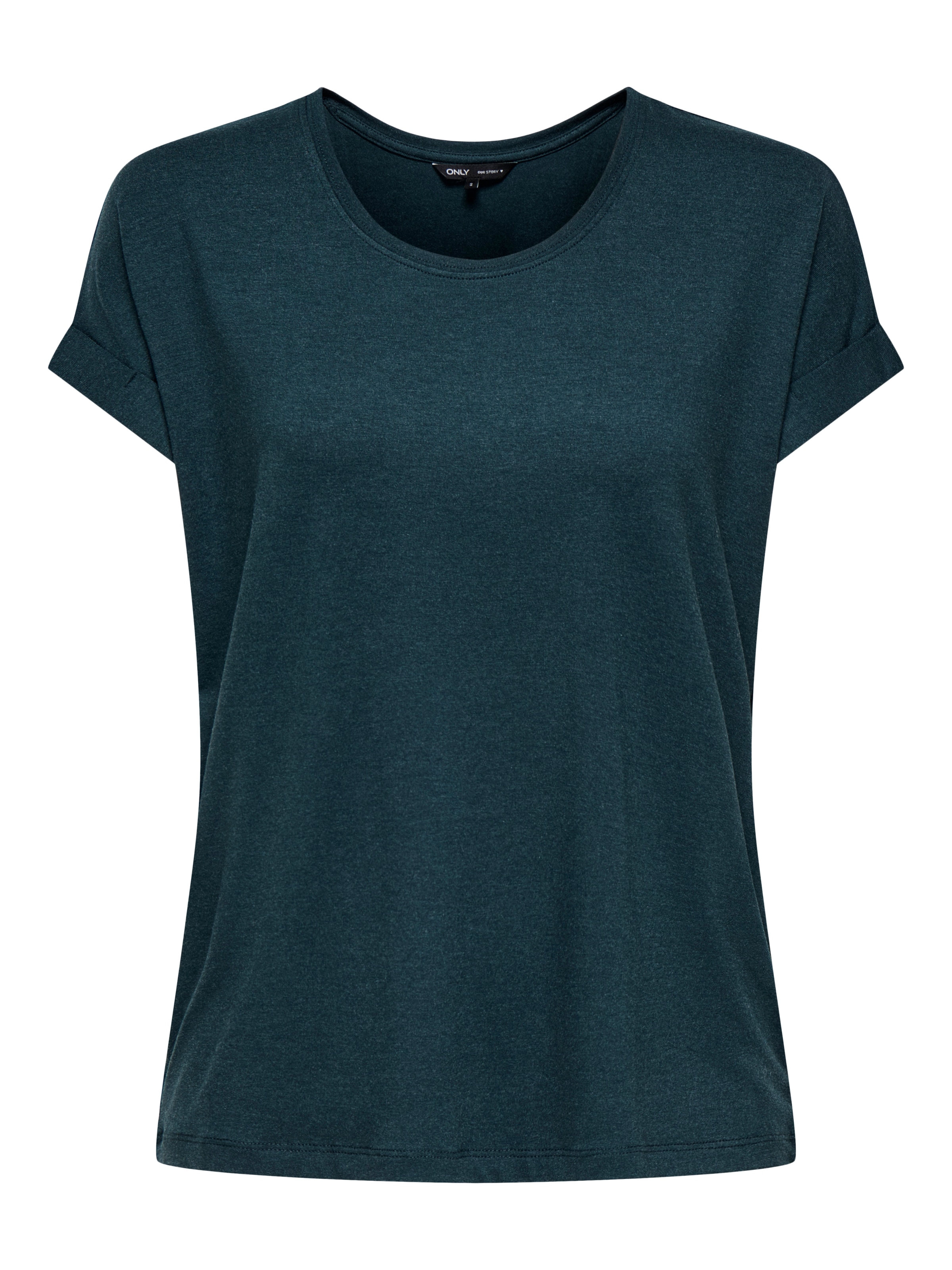 ONLY T-Shirt "ONLMOSTER S/S O-NECK TOP NOOS JRS", mit Aufschlag am Arm günstig online kaufen