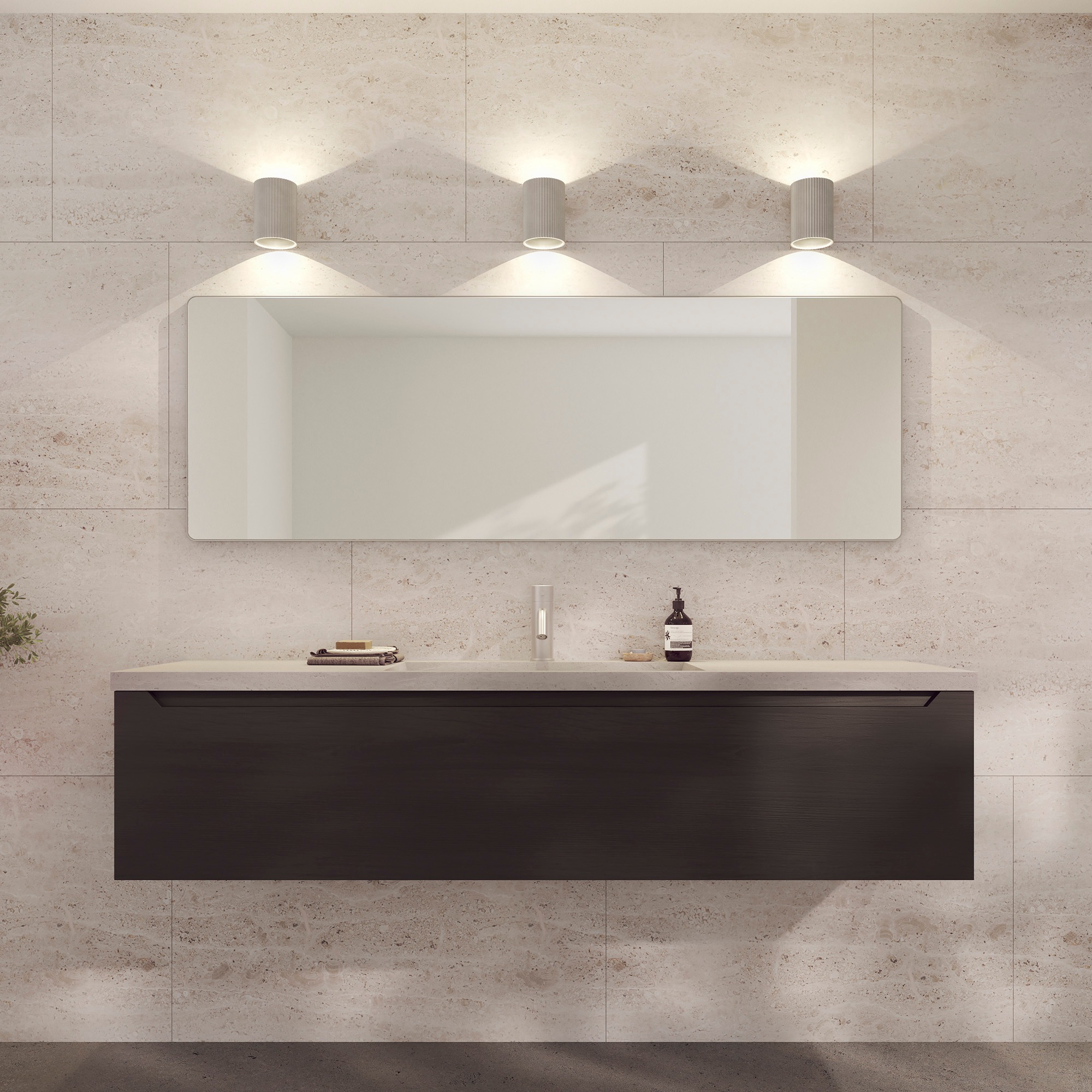 Thumbnail - Loevschall Spiegel "Refine Wandspiegel rechteckig – eleganter Designspiegel mit edlem", Rahmen in vielen Größen & Farben...