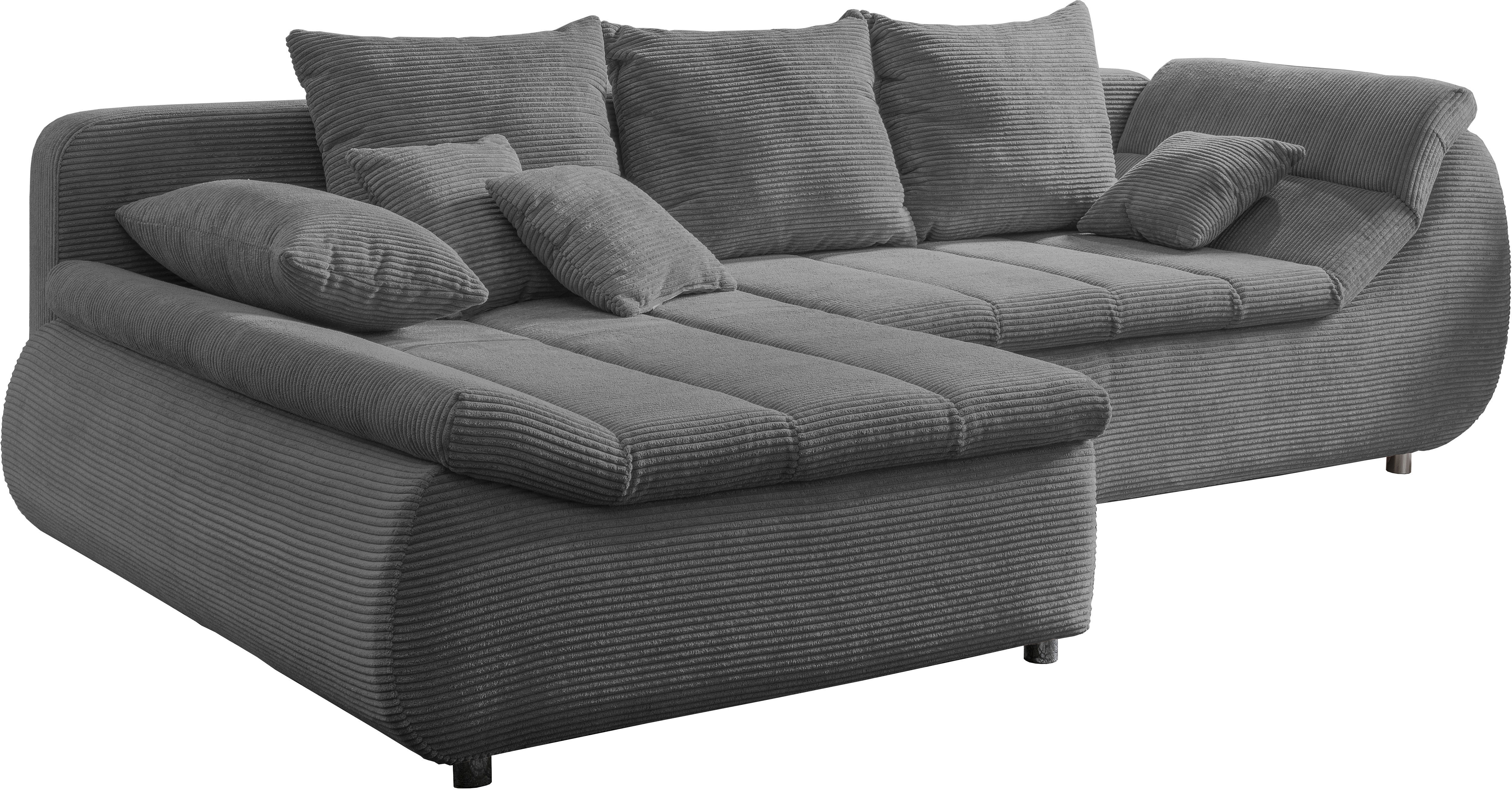 Thumbnail - INOSIGN Ecksofa "Imola elegant und bequem, aktuelle Steppung im Sitz, L-Form", wahlweise mit Bettfunktion, OTTOs Choice