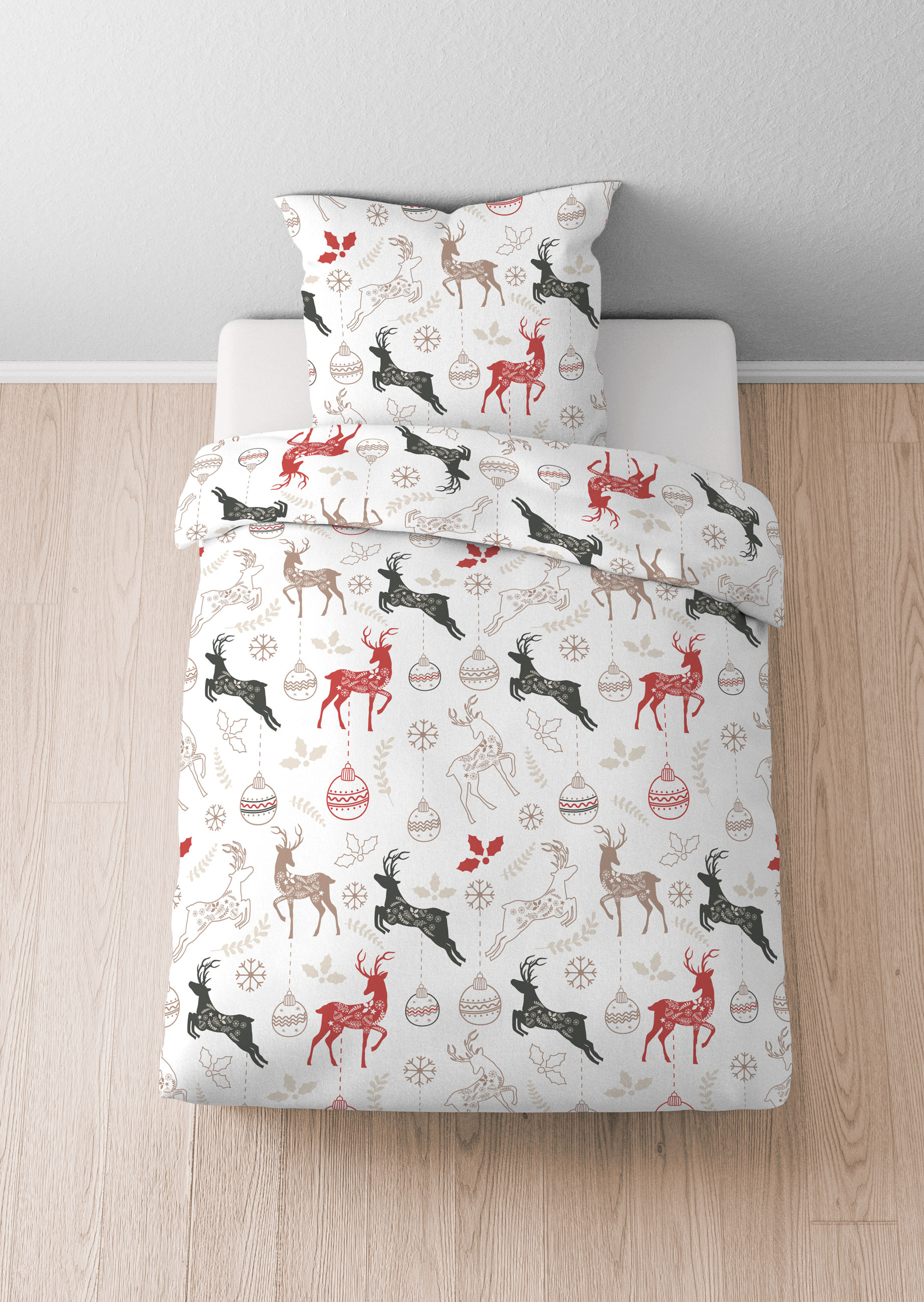 Castell - Markenbettwäsche Bettwäsche "0306734" 2 Stk. tlg. wohlig warm, te günstig online kaufen