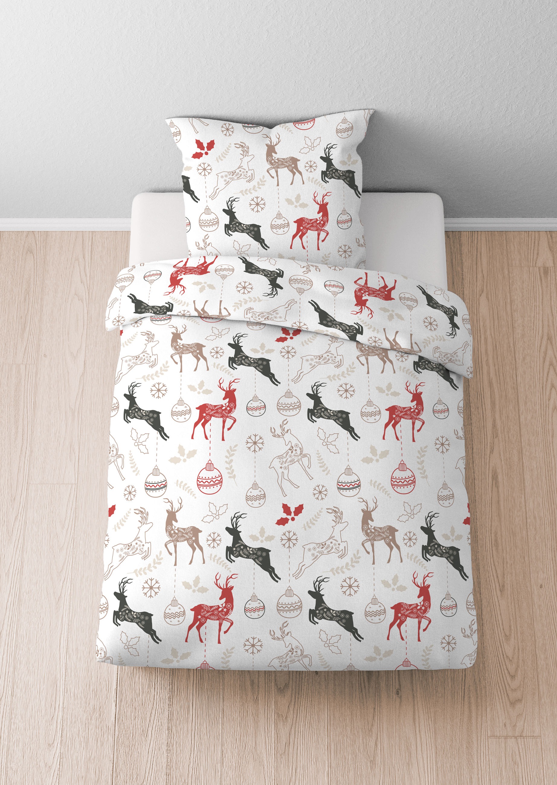 Castell - Markenbettwäsche Bettwäsche "0306734" 2 Stk. wohlig warm, tempera günstig online kaufen