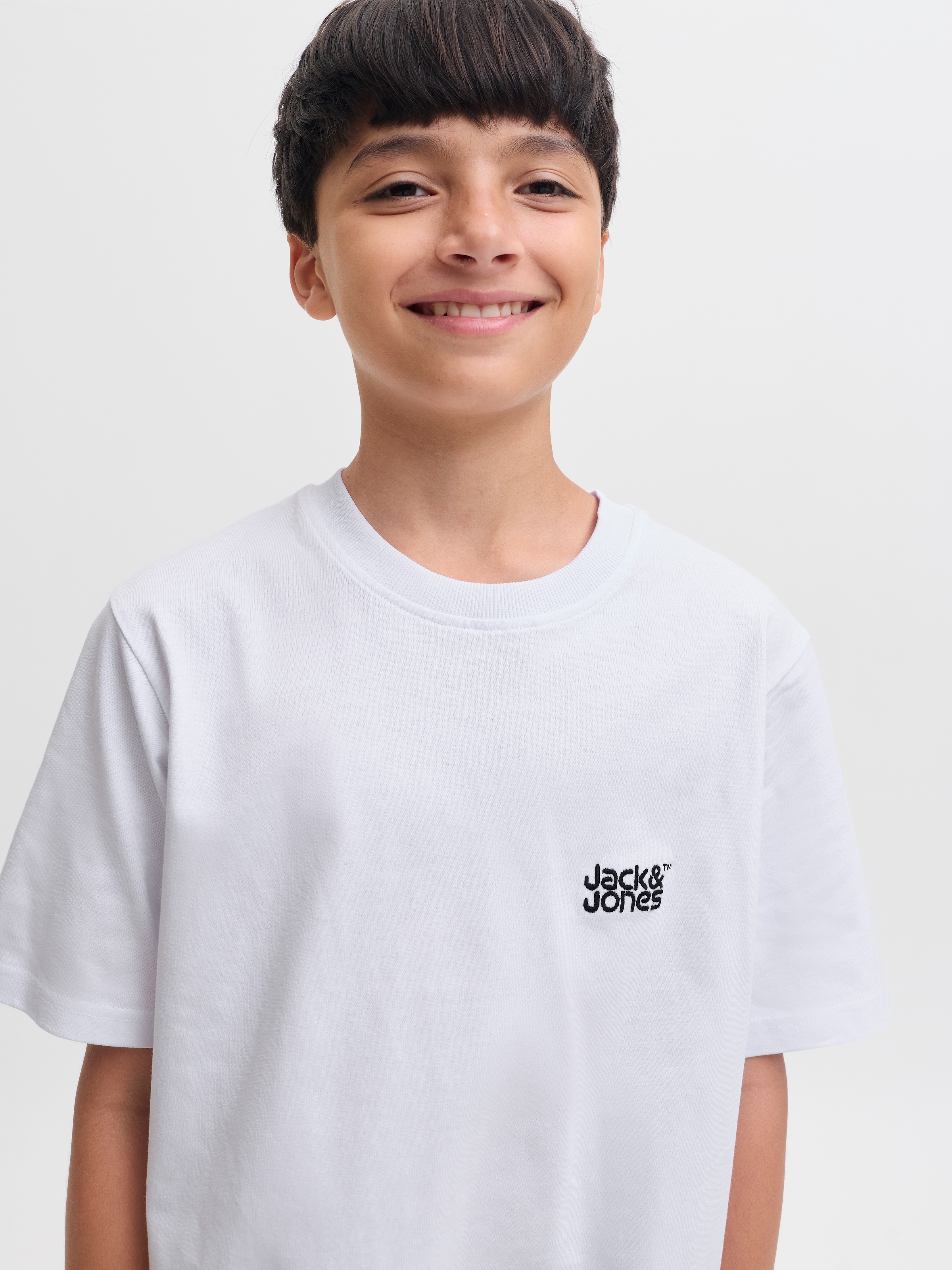 Jack & Jones Junior Rundhalsshirt »JJECOLTON TEE SS CREW NECK SN JNR« Baumwolle, locker geschnitten