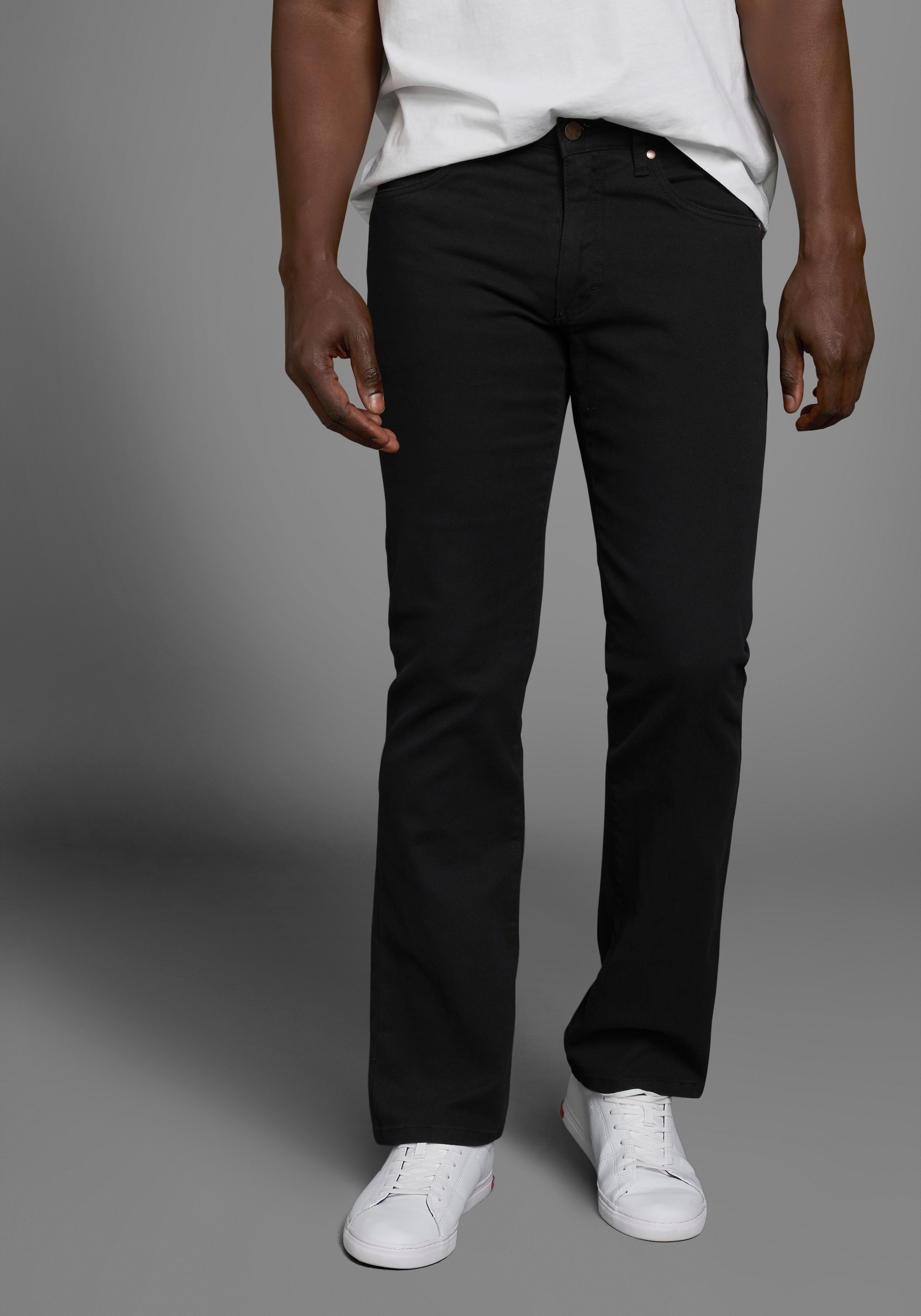 Arizona Stretch-Jeans »John«, (Packung, 2 tlg.), gerade Beinform, niedrige Leibhöhe, mit Five-Pocket-Konfiguration