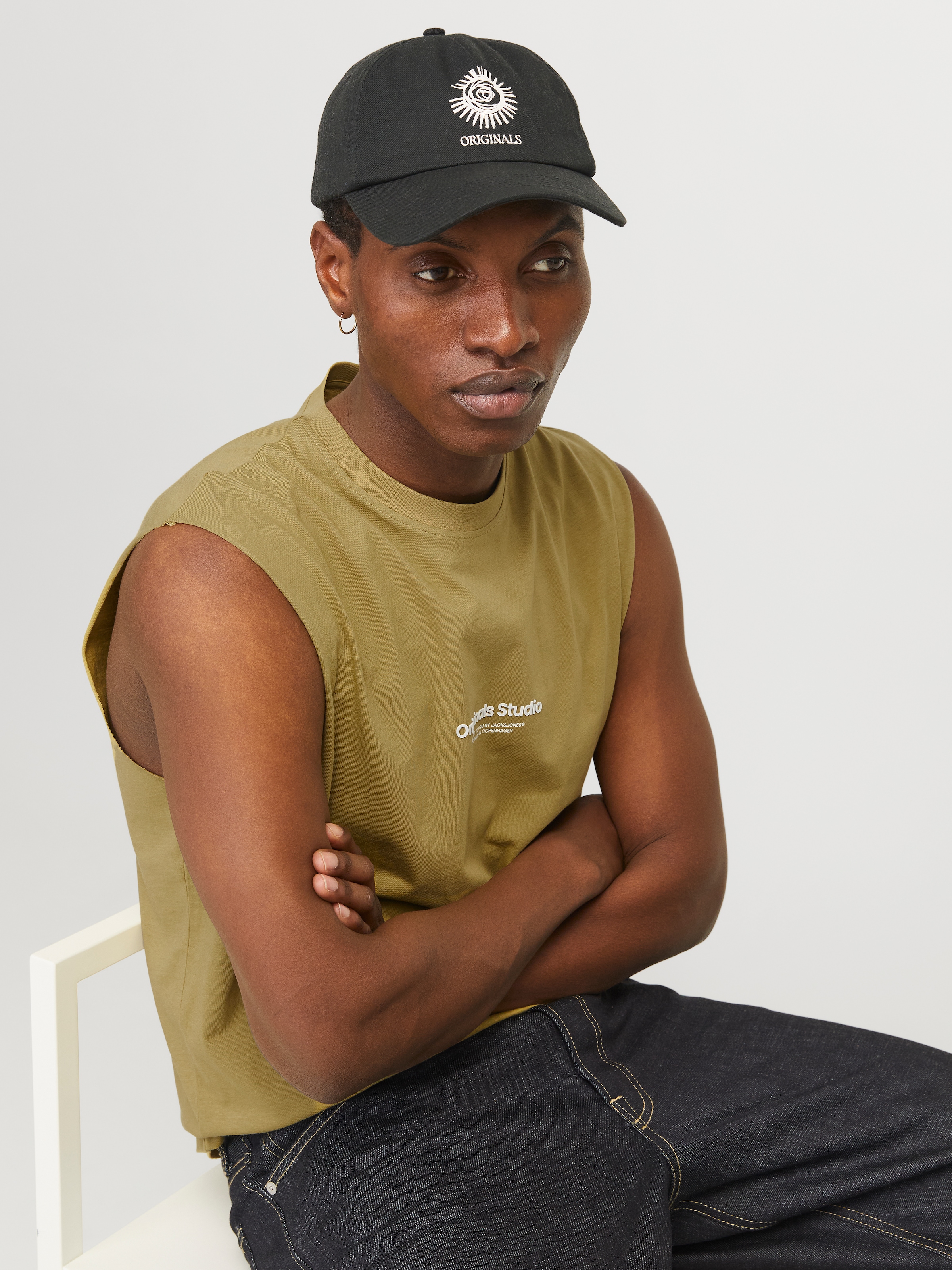 Jack & Jones Kurzarmshirt »JORVESTERBRO SLEEVELESS TEE SN«