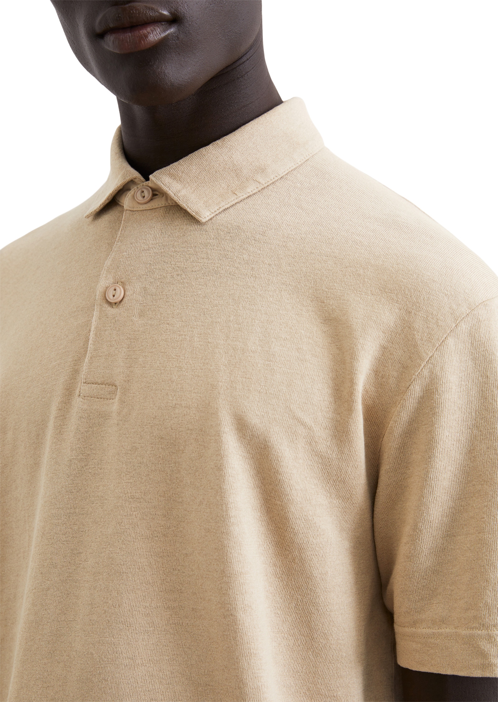 Marc O'Polo Poloshirt »aus hochwertigem Leinen-Mix«