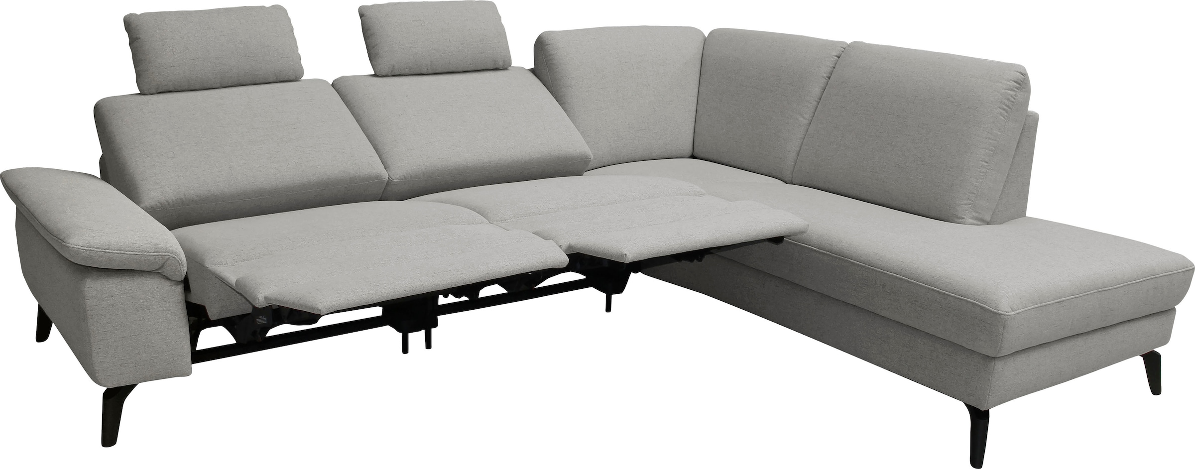 alina Ecksofa, inkl. Kopfstützen, wahlweise mit Relaxfunktion, Breite: 267 cm