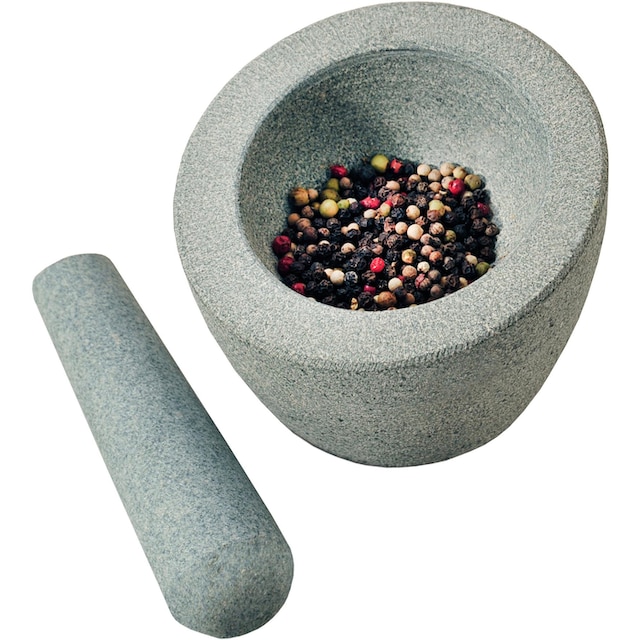 KESPER for kitchen & home Mörser, (Set, 2 tlg.), Natur-Granit, Ø 12,5 cm  bestellen | BAUR