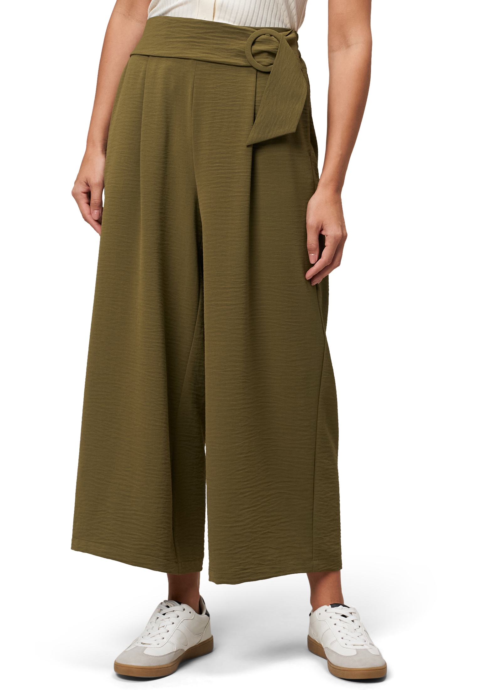 Zero Stoffhose "zero Hose mit weitem Bein und Gürtel 26 Inch", Gürtel günstig online kaufen