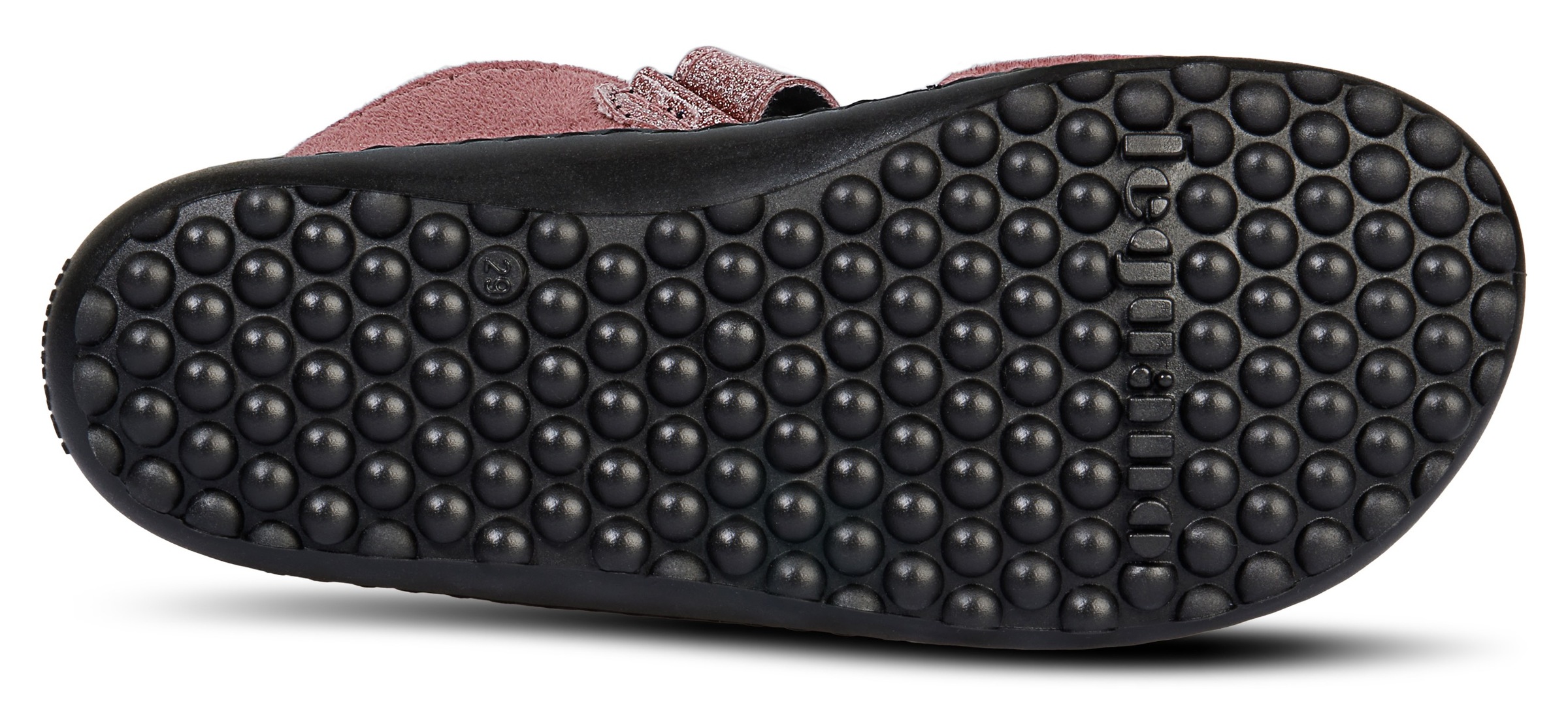 Leguano Barfußschuh »LEGUANITO JARINA«, Halbschuh, Bequemschuh mit Glitzer und Herzapplikation