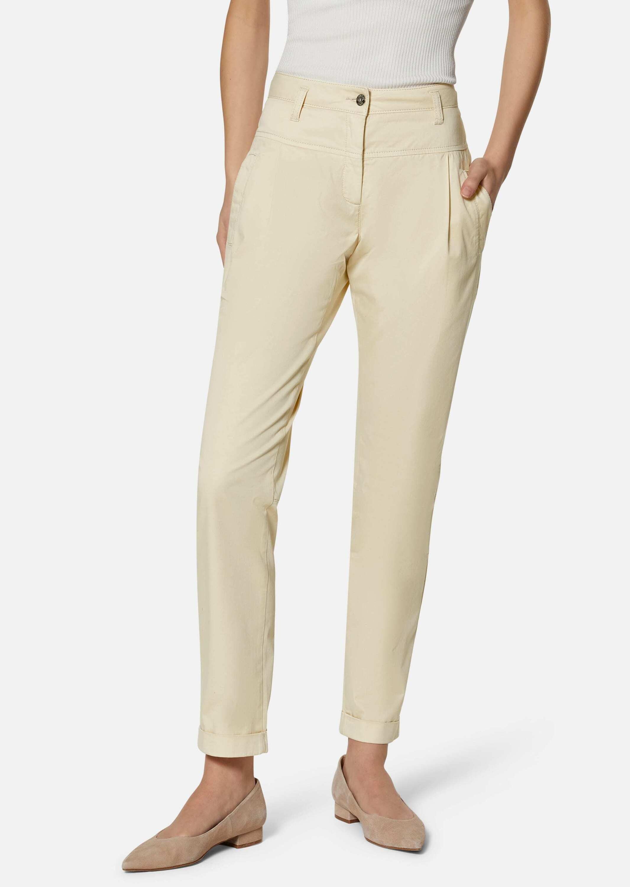 MADELEINE Chinohose »Hose Chino-Hose mit Bundfalten«