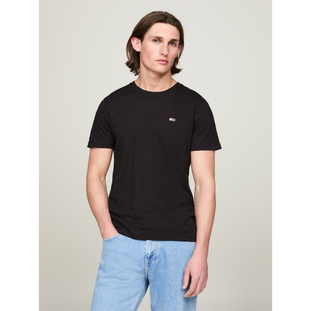 Tommy Jeans T-Shirt »TJM 2PACK SLIM JERSEY TEE«, (Packung, 2 tlg., 2er-Pack), mit Rundhalsausschnitt