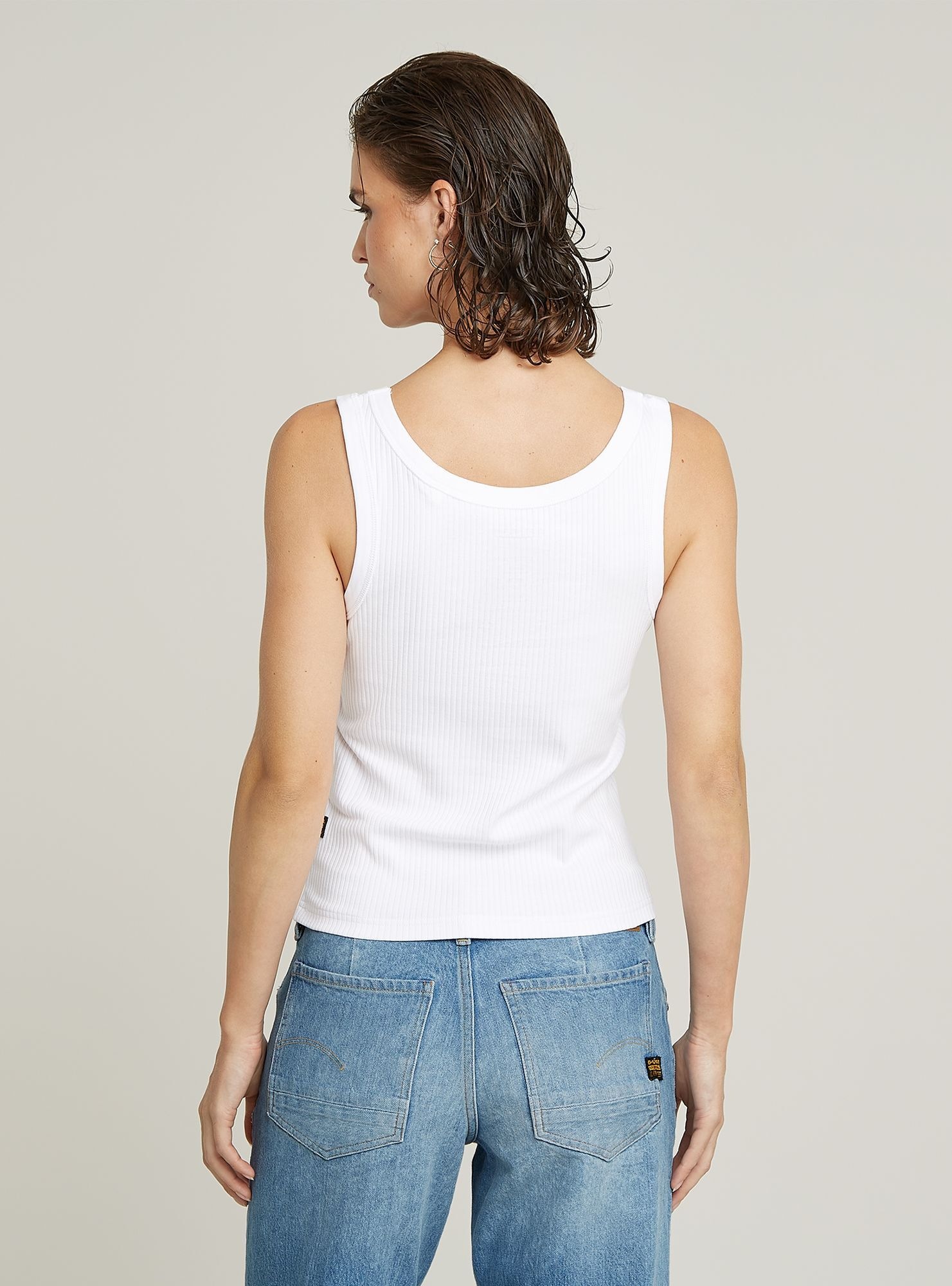 G-STAR T-Shirt "Slim Rib Tanktop" günstig online kaufen