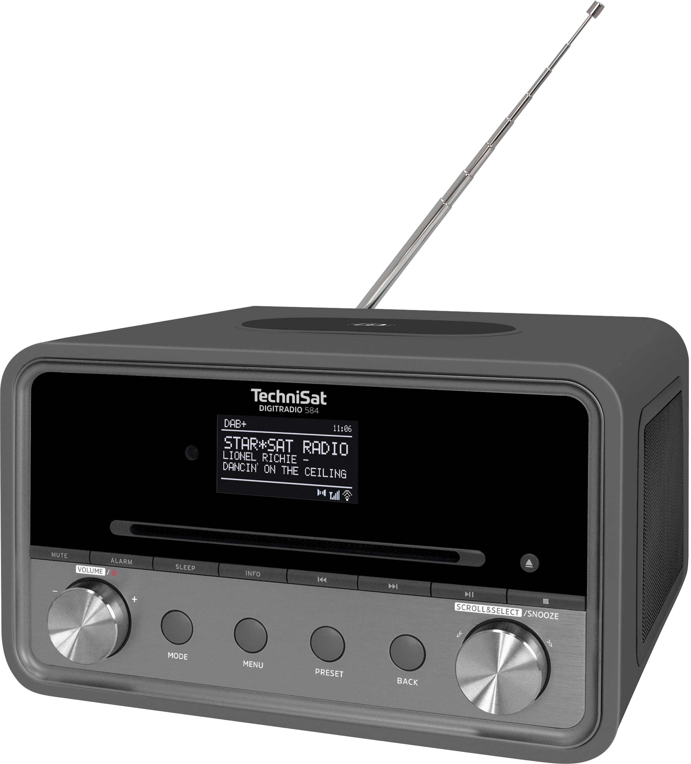 TechniSat Internet-Radio »DIGITRADIO 584 Bluetooth, (Bluetooth-WLAN BAUR RDS-Internetradio), Stereoanlage«, Farbdisplay, Wireless Alexa-Sprachsteuerung Digitalradio CD, (DAB+)-UKW | Charging, mit