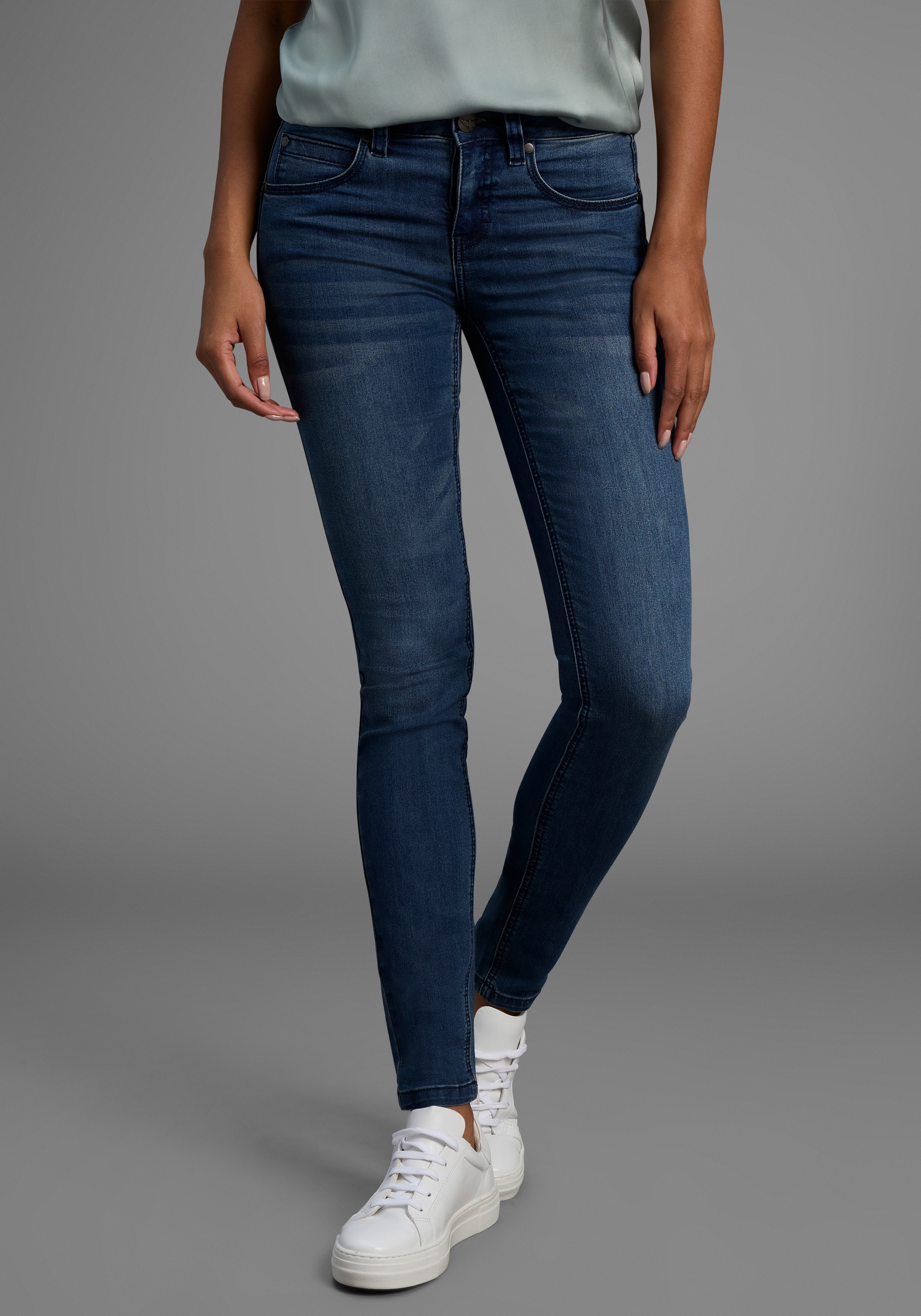 Arizona Skinny-fit-Jeans "Shaping" skinny Passform, normale Leibhöhe, in St günstig online kaufen