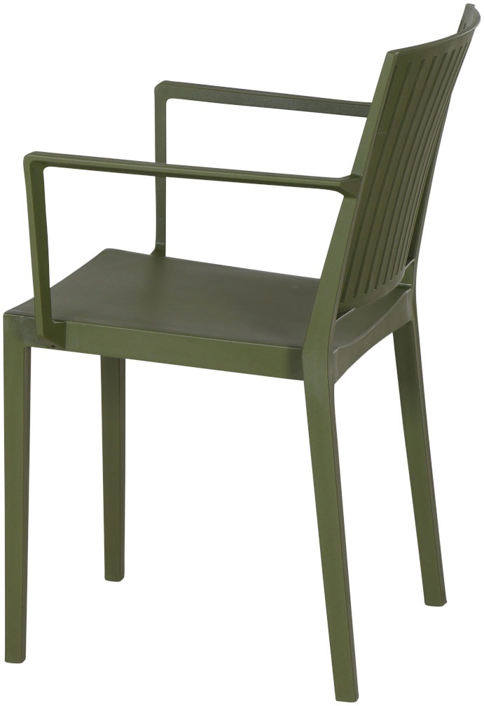 Siena Garden Gartensessel »Lane 2er Set Stapelsessel olive« Set, 2 Stk. tlg. Gestell, Polypropylen/Glasfaser