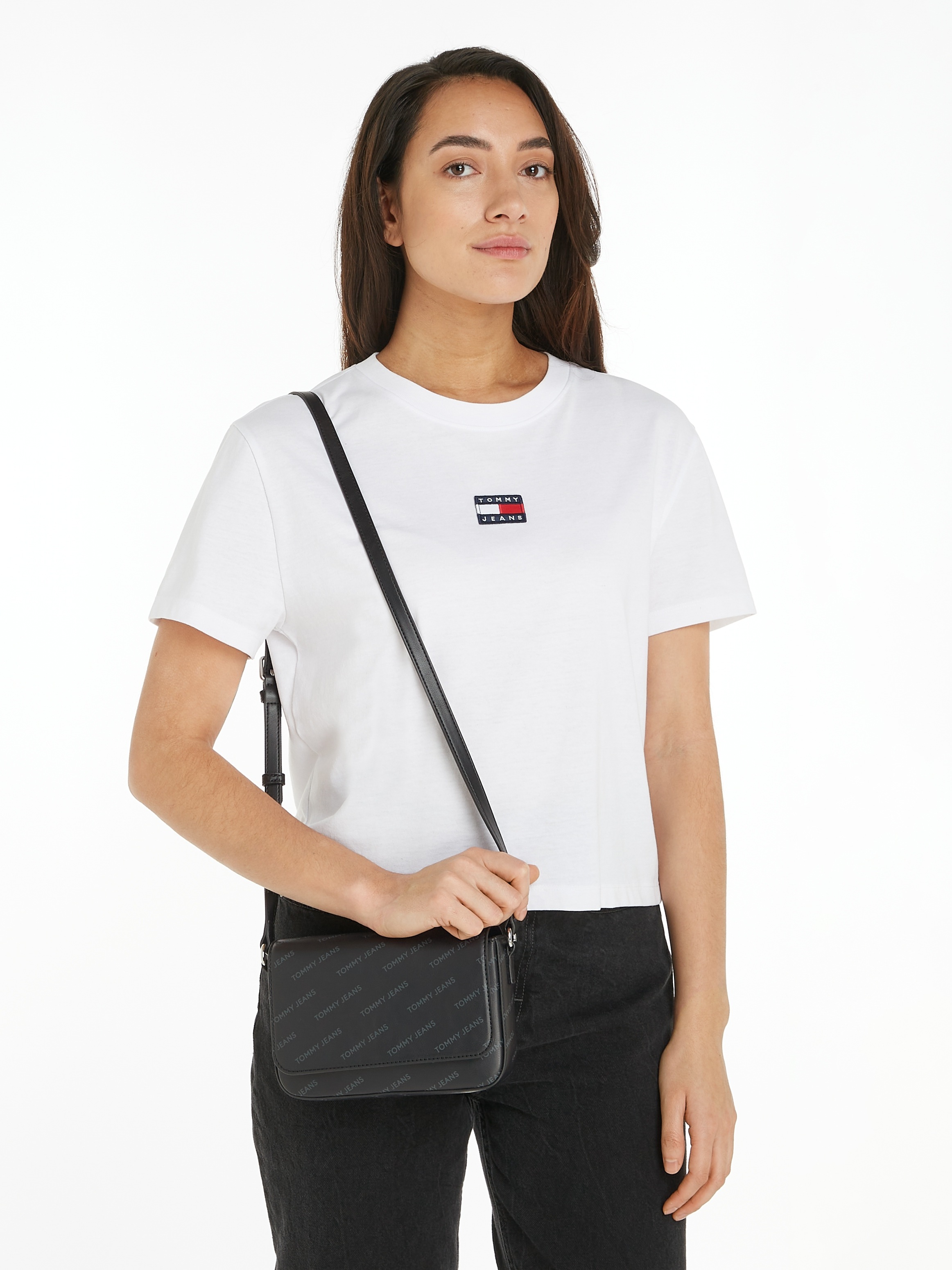 Tommy Jeans Umhängetasche »Women TJW ESS MUST FLAP CROSS PRINT Crossover«, Damen Tasche