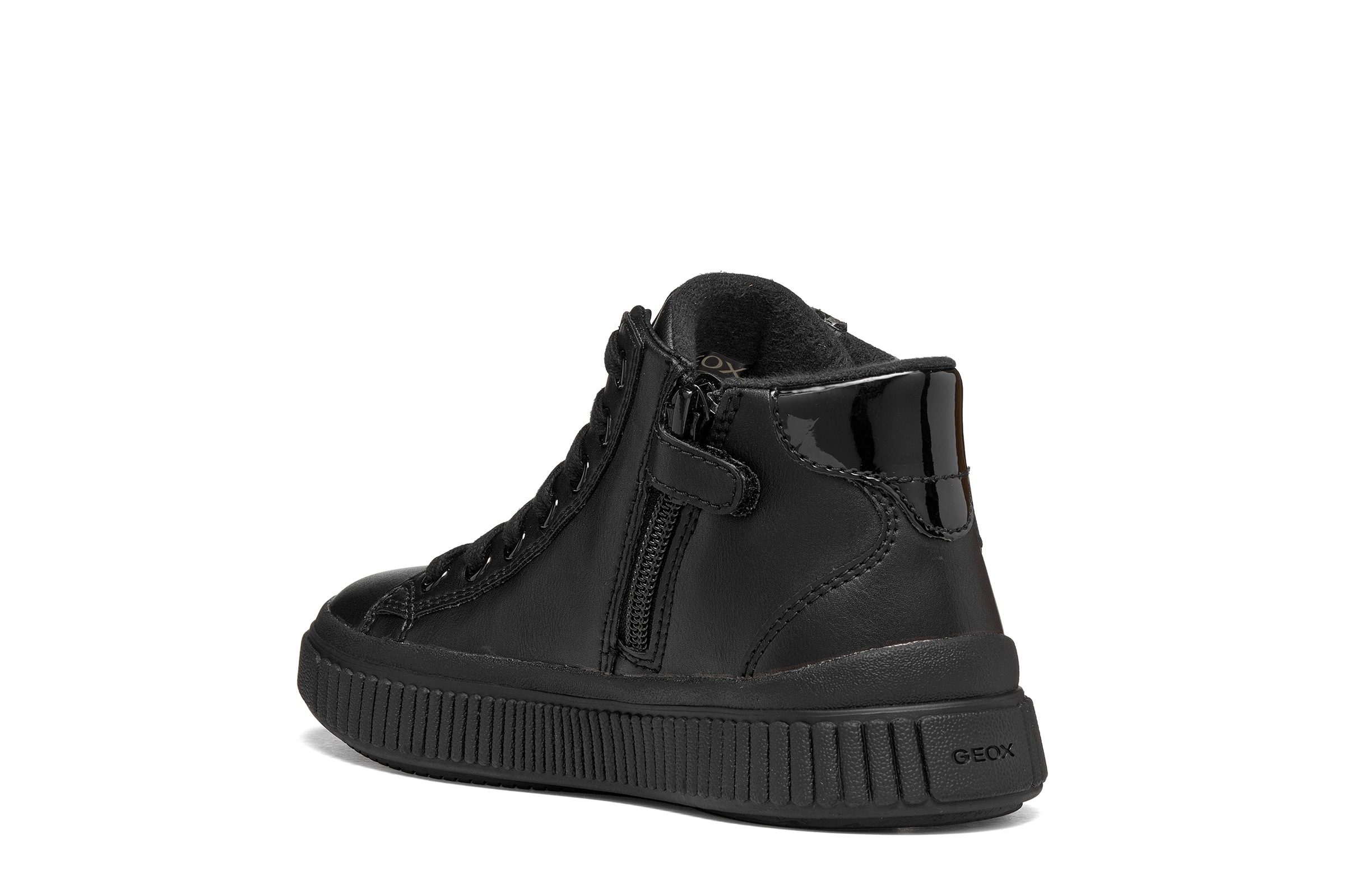 Geox Sneaker »J LAQUINNY GIRL B AB«  Cupsole Sneaker, Winterboots, Schnürboots mit TEX