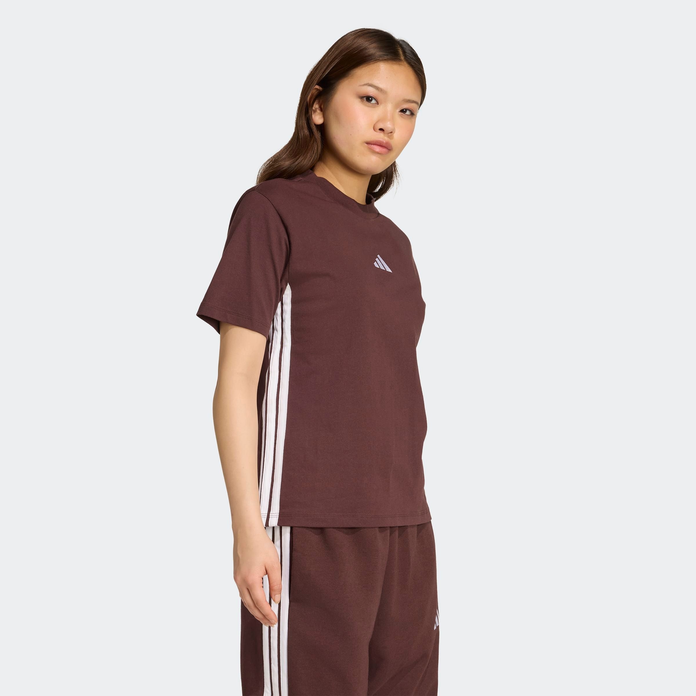 adidas Sportswear T-Shirt "ESSENTIALS 3-STREIFEN COTTON" günstig online kaufen