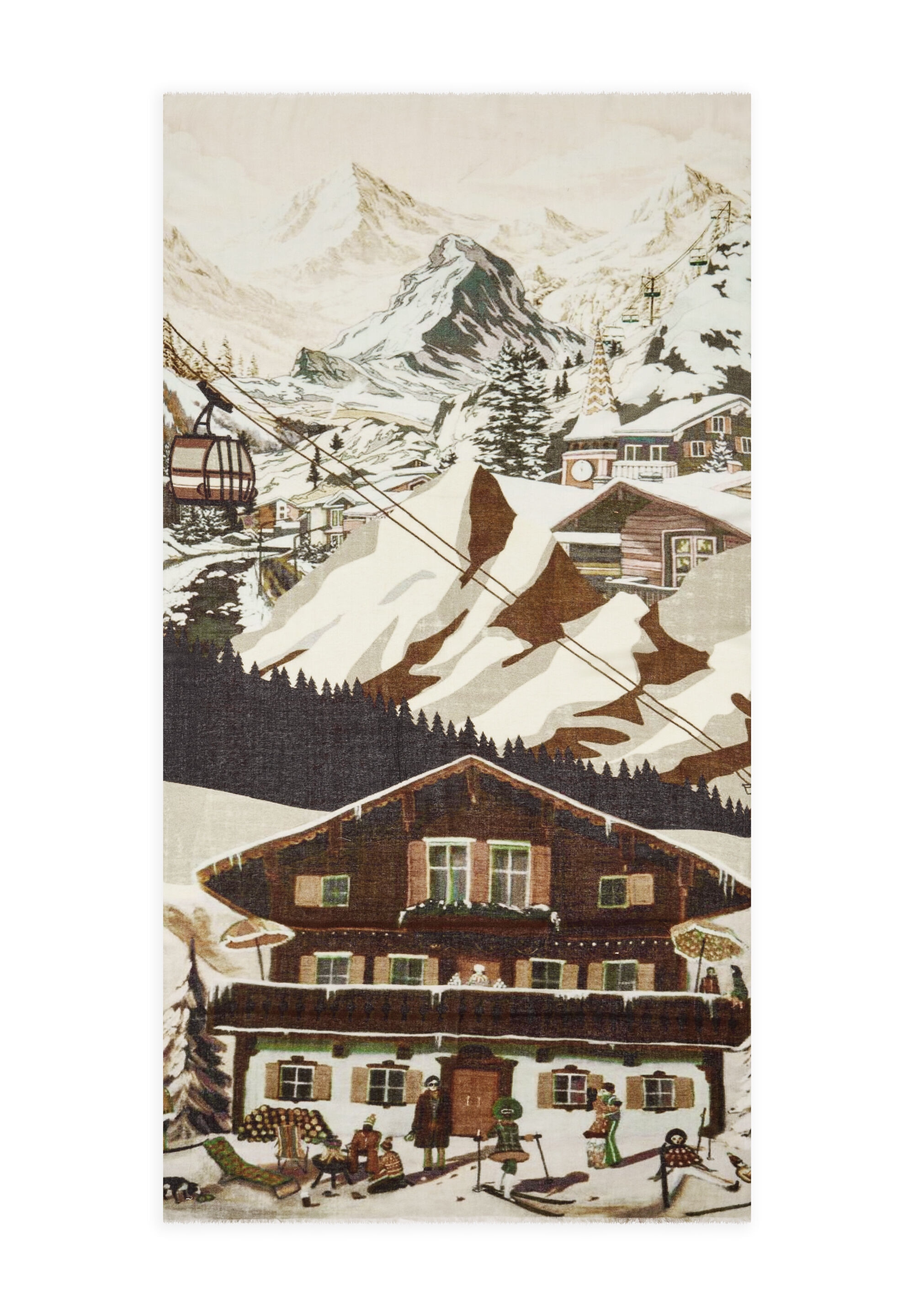 Codello Modetuch »Codello Schal« mit Berg-Motiv