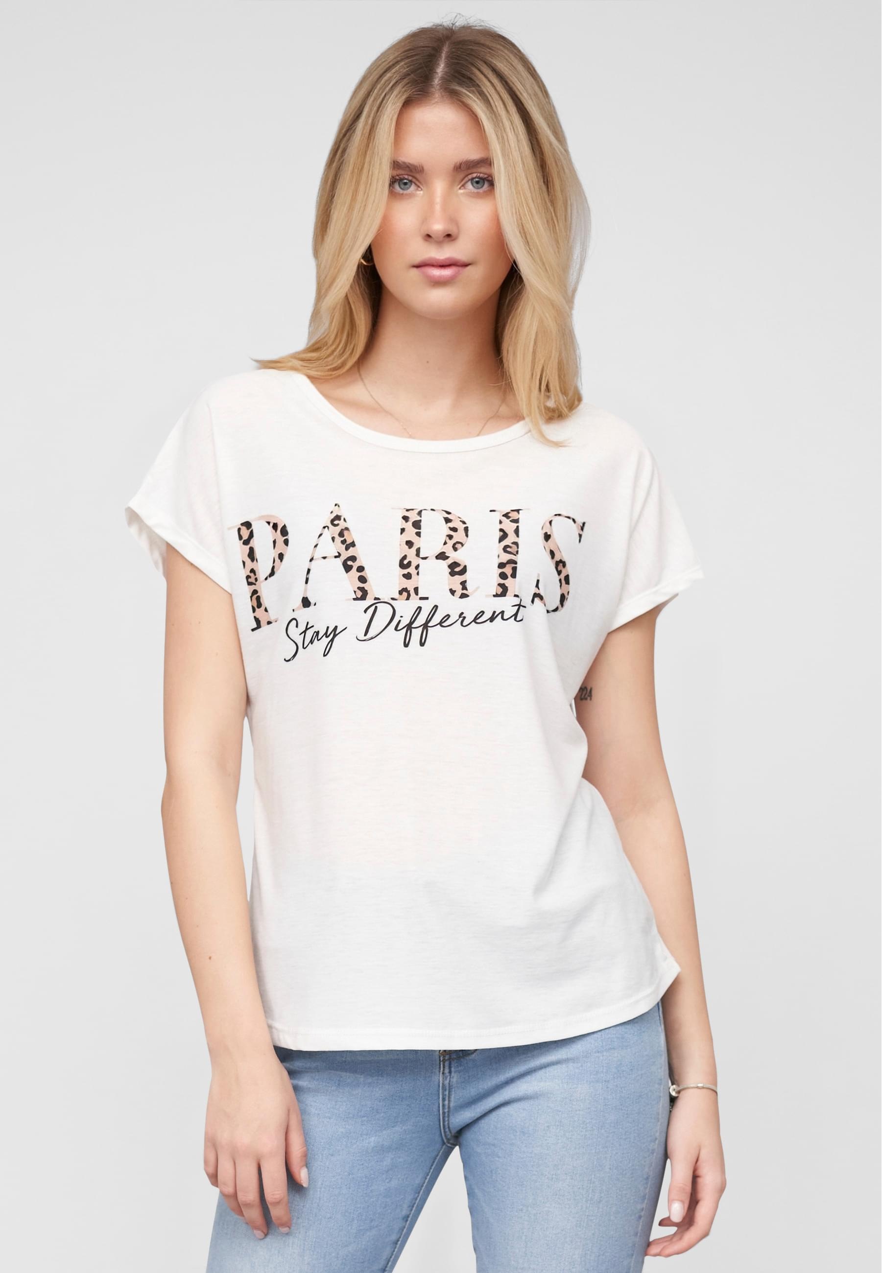 CLOUD 5IVE T-Shirt »CLOUD 5IVE Cloud 5ive T-Shirt Paris Print« 1 Stk.