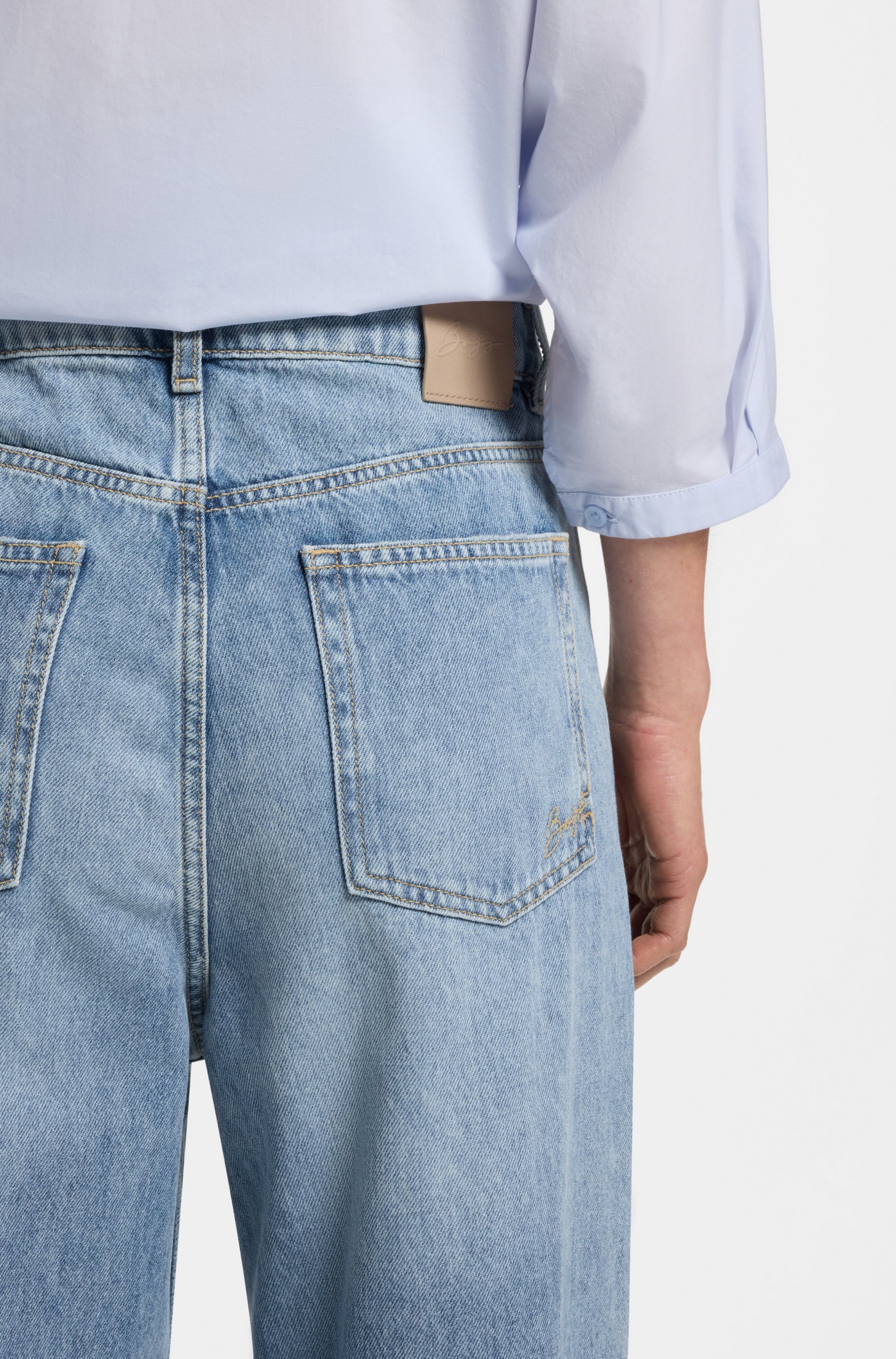 BOSS ORANGE Straight-Jeans "MARLENE HR 11.0 Premium Damenmode" High Rise, W günstig online kaufen