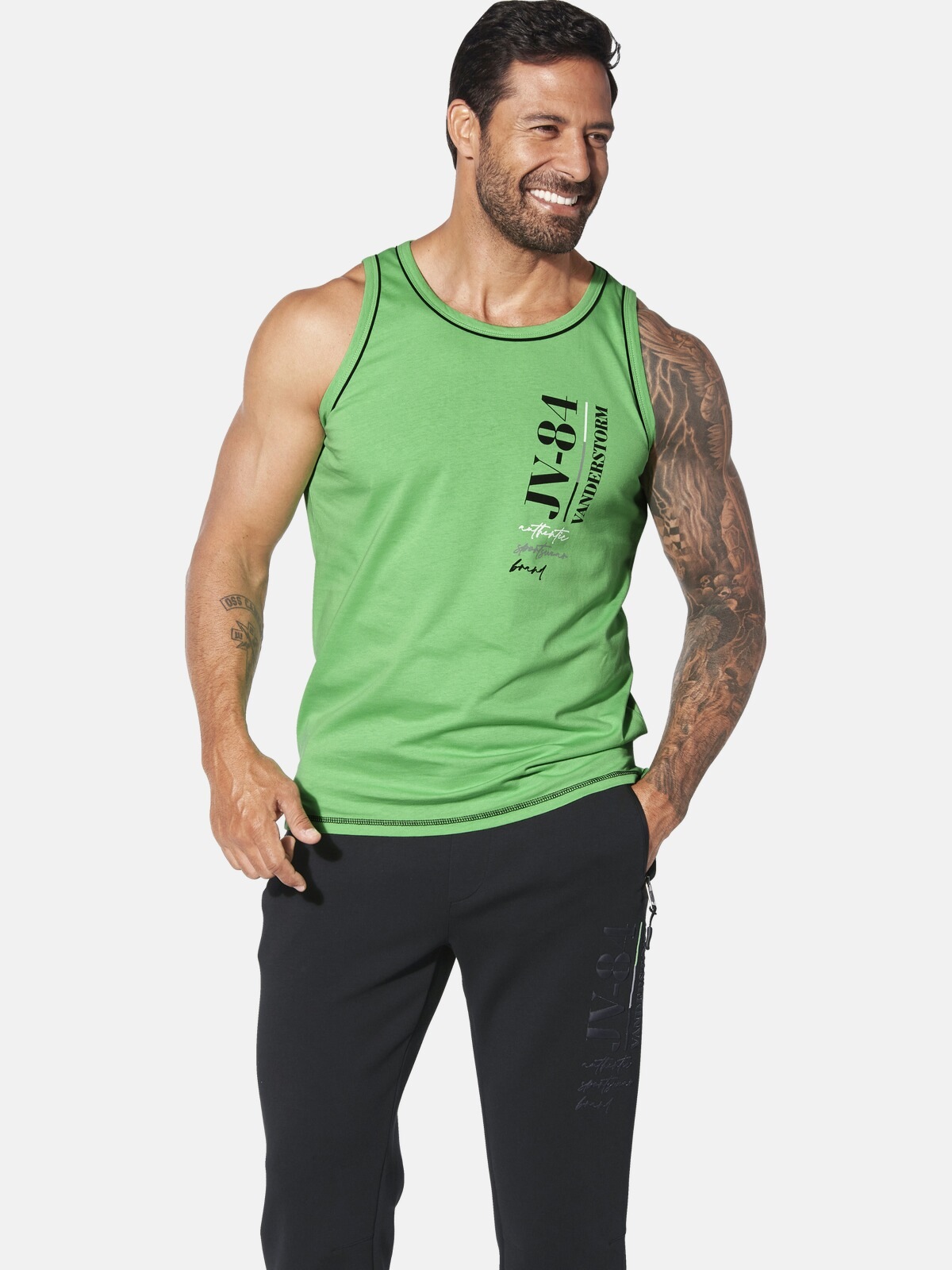 Jan Vanderstorm Muskelshirt »Doppelpack Tanktop FINDOWIN«
