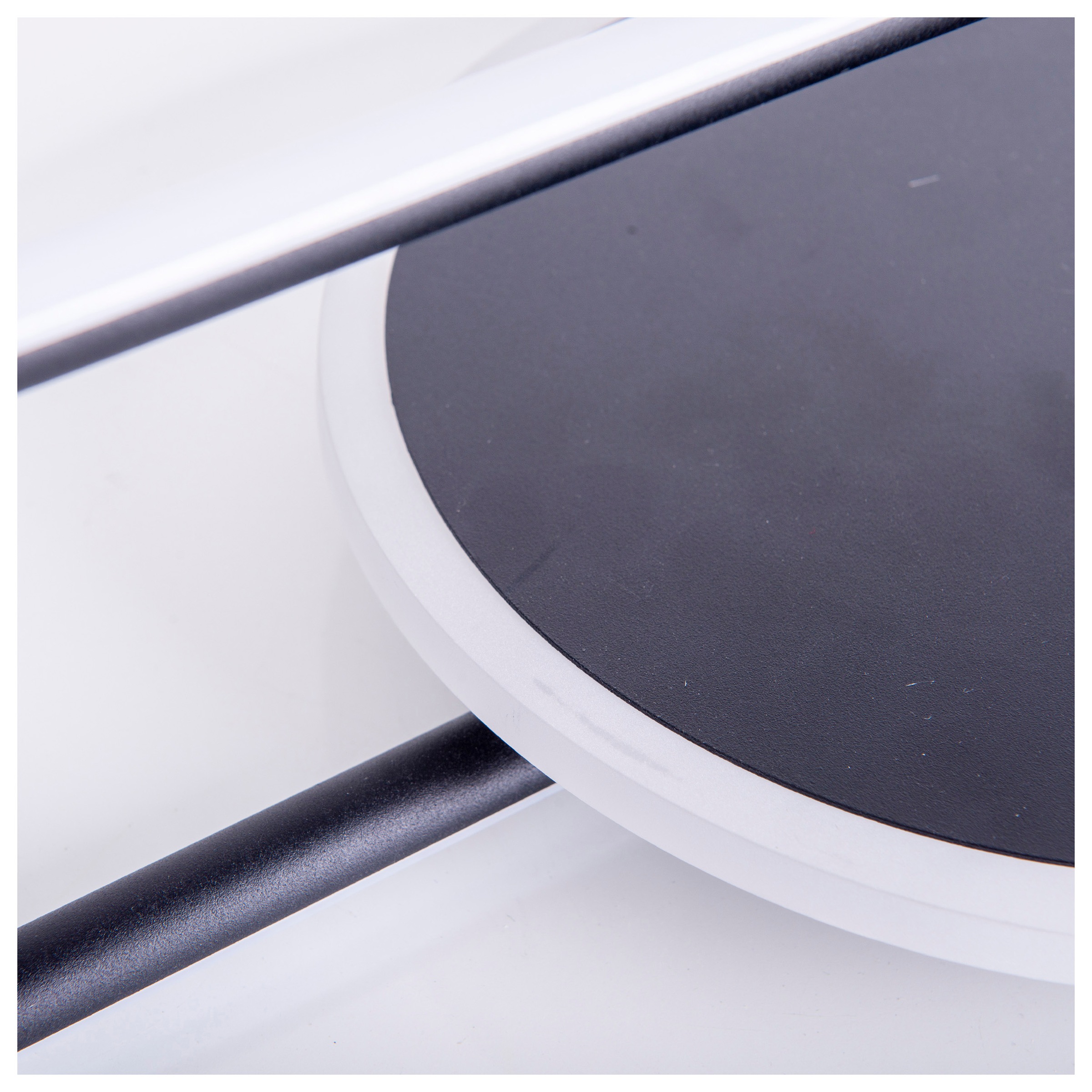 näve LED Deckenleuchte »Brendan« LED-Modul 1 Stk. Warmweiß geometrische Kombination aus Elipse und Kreis, D: 54cm, warmweiße LED