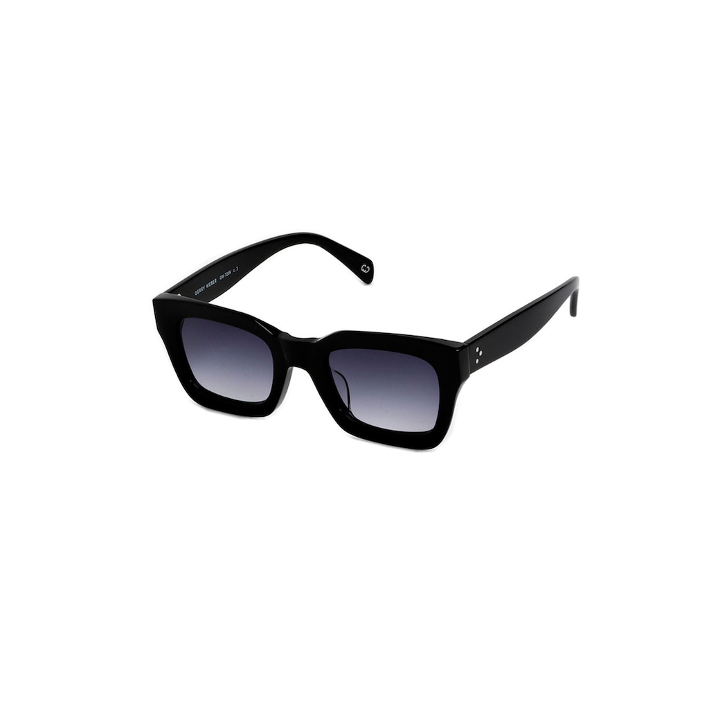 GERRY WEBER Sonnenbrille, Auffällige Damenbrille, Vollrand, eckiger Bold-Look