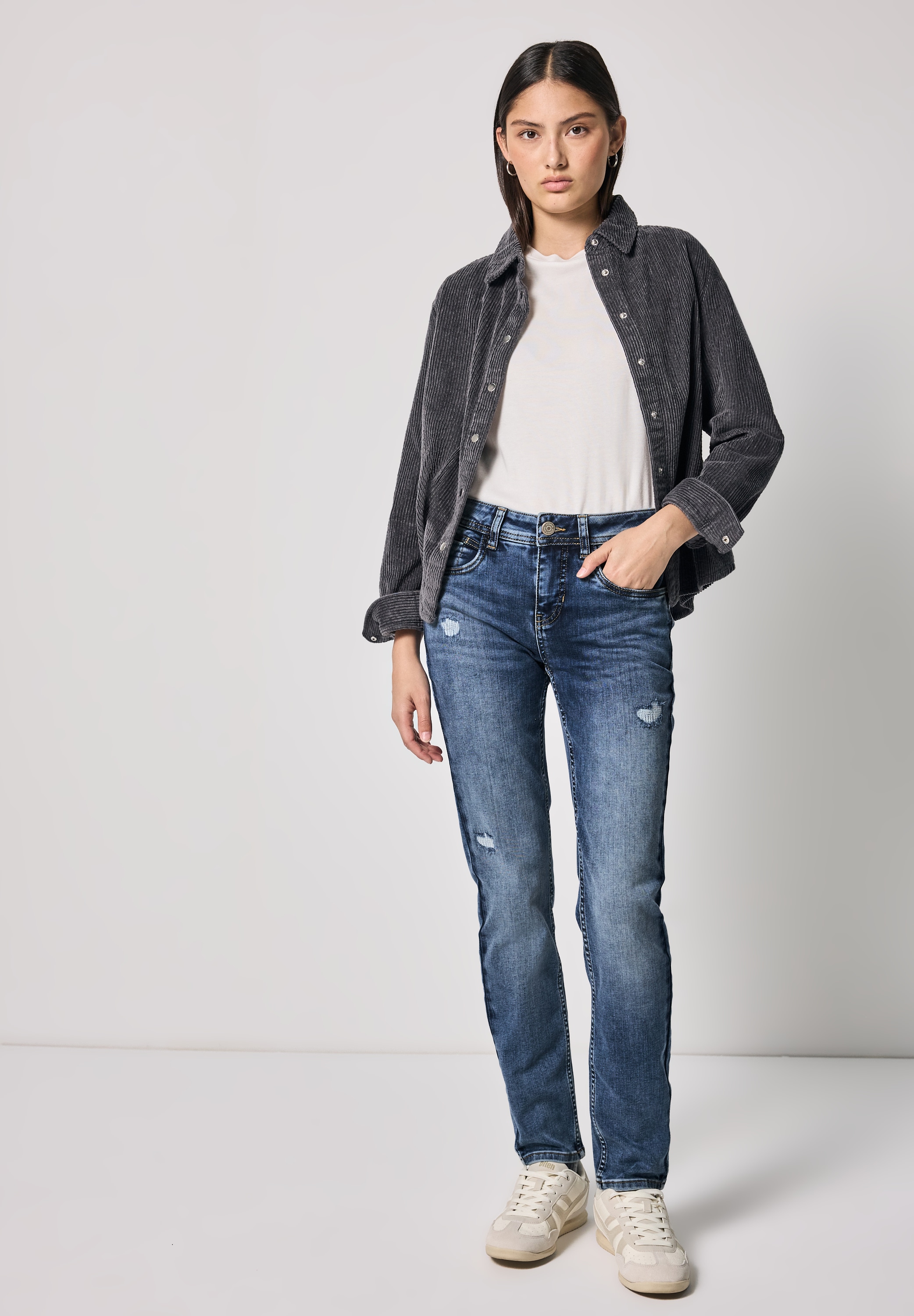 STREET ONE STUDIO Comfort-fit-Jeans, Middle Waist