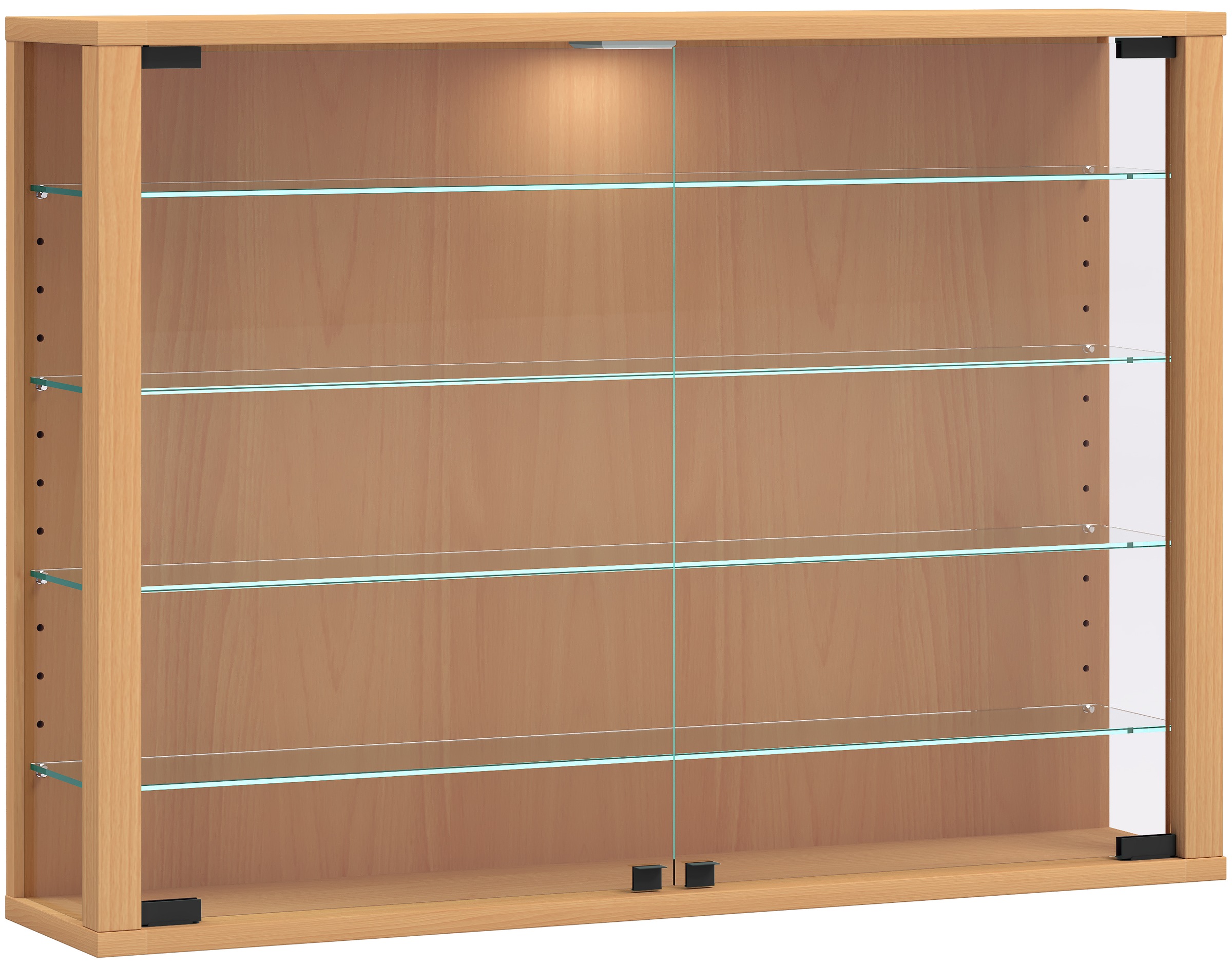 VCM Wandregal »Wandvitrine Hängevitrine Glasvitrine Vitrosa L«