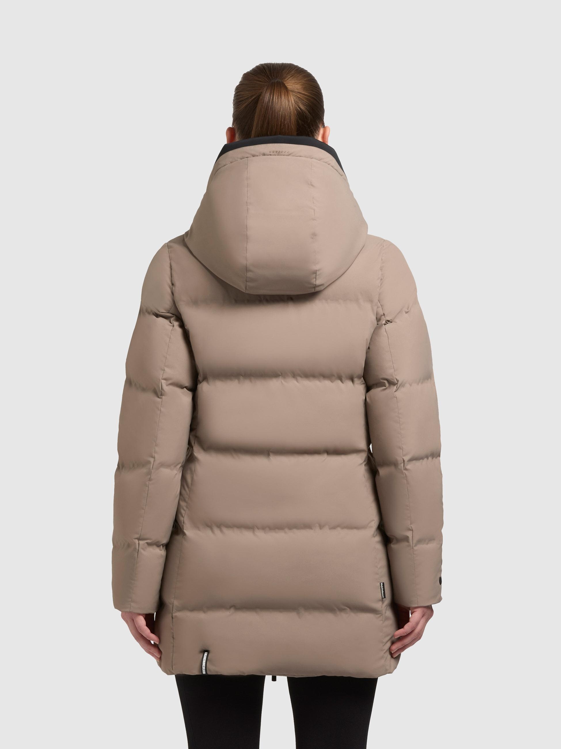 khujo Kurzmantel »Tanare4«, Warmer Damen Puffermantel mit Kapuze