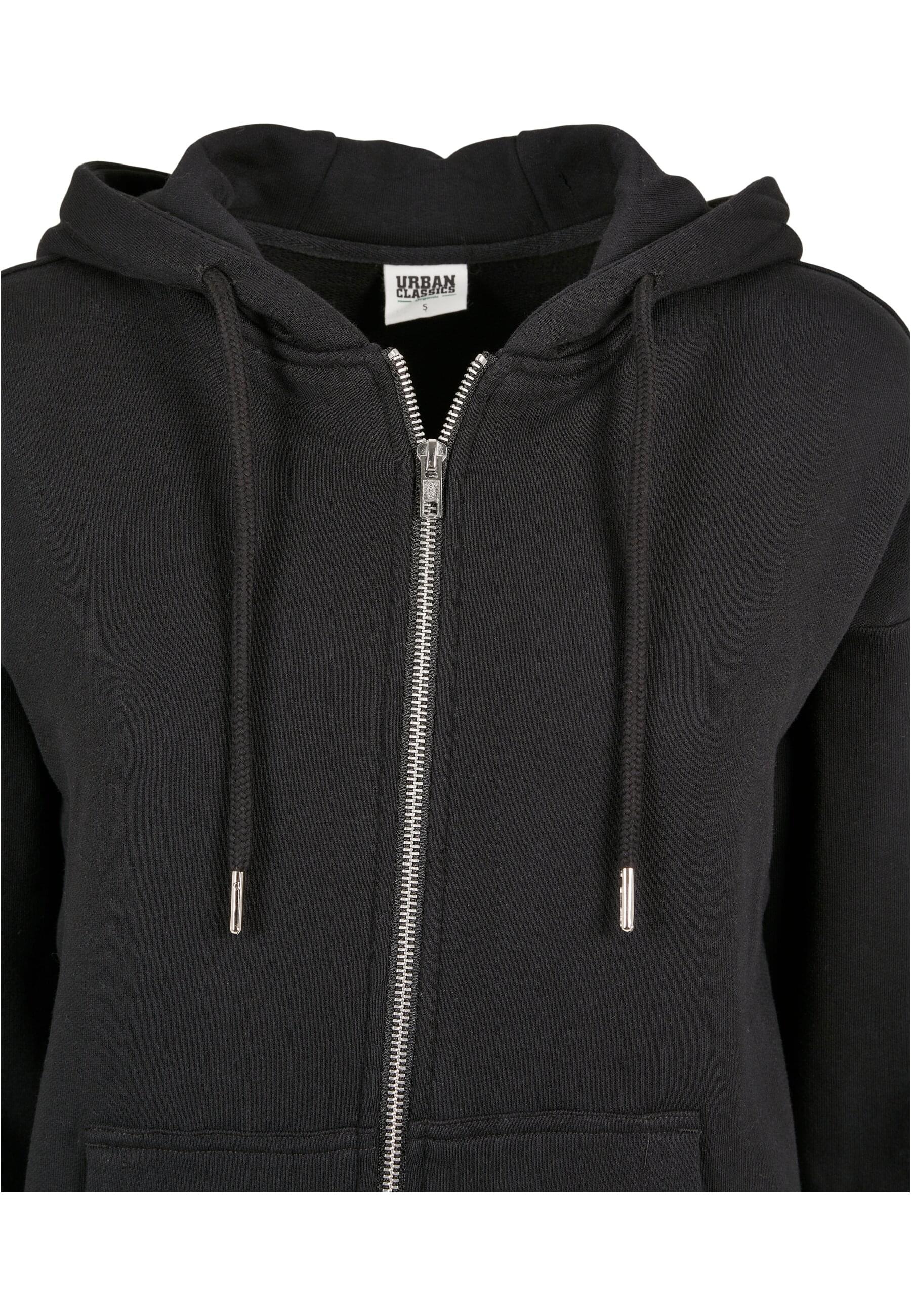 URBAN CLASSICS Sweatjacke »Urban Classics Damen Ladies Organic Terry Zip Hoody«