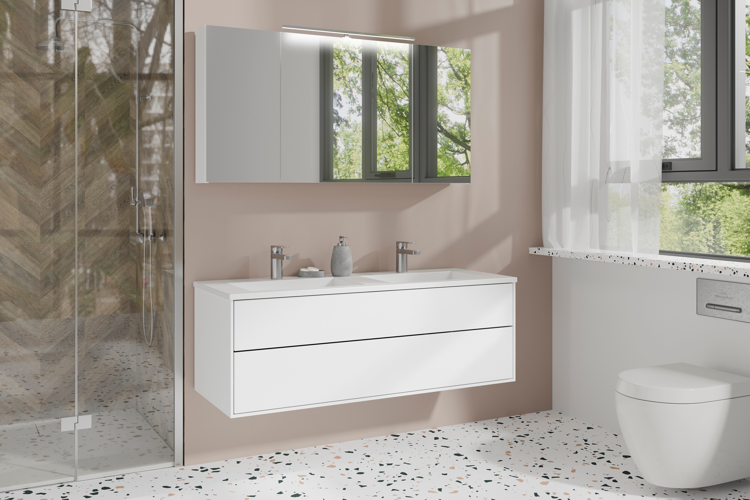 byLIVING Spiegelschrank "Serie Spree, in vielen Breiten erhältlich" Soft-Cl günstig online kaufen