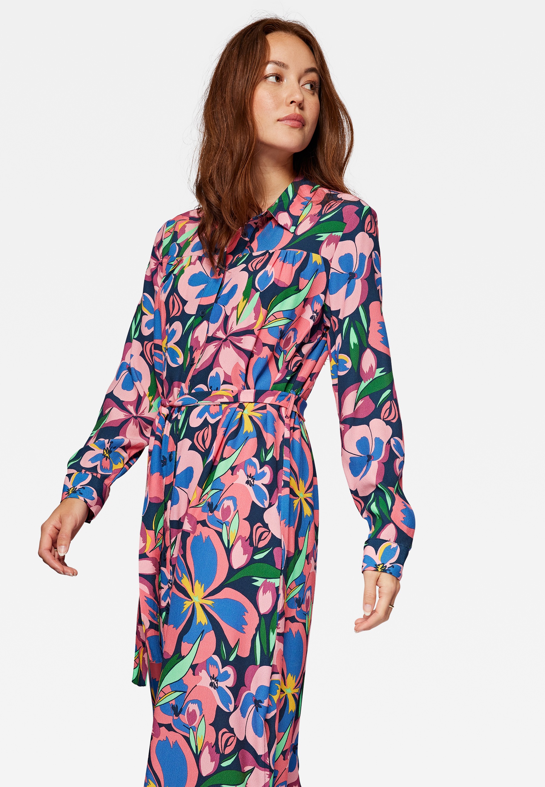 Mavi Maxikleid »PRINTED LONG DRESS«, Kleid mit Muster
