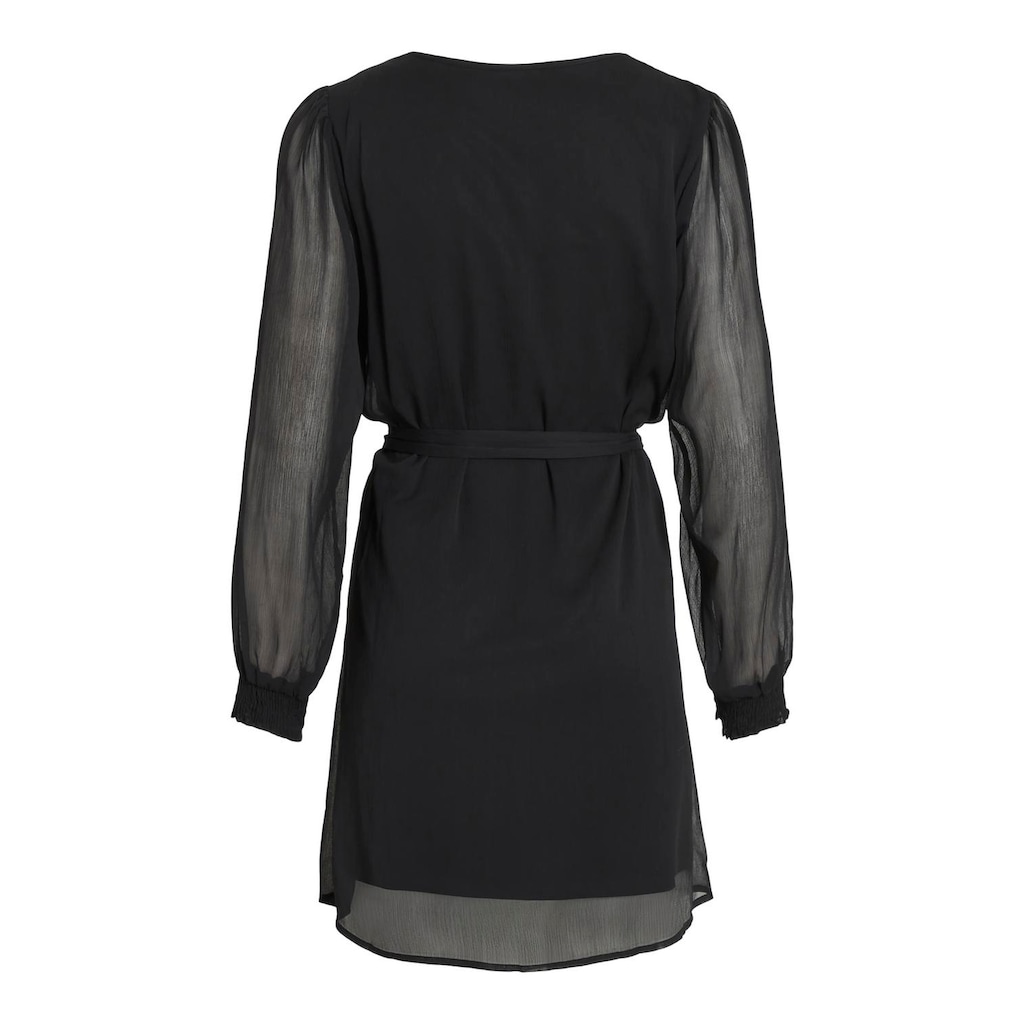 Vila Chiffonkleid »VIFALIA SMOCK V-NECK L/S DRESS - NOOS«