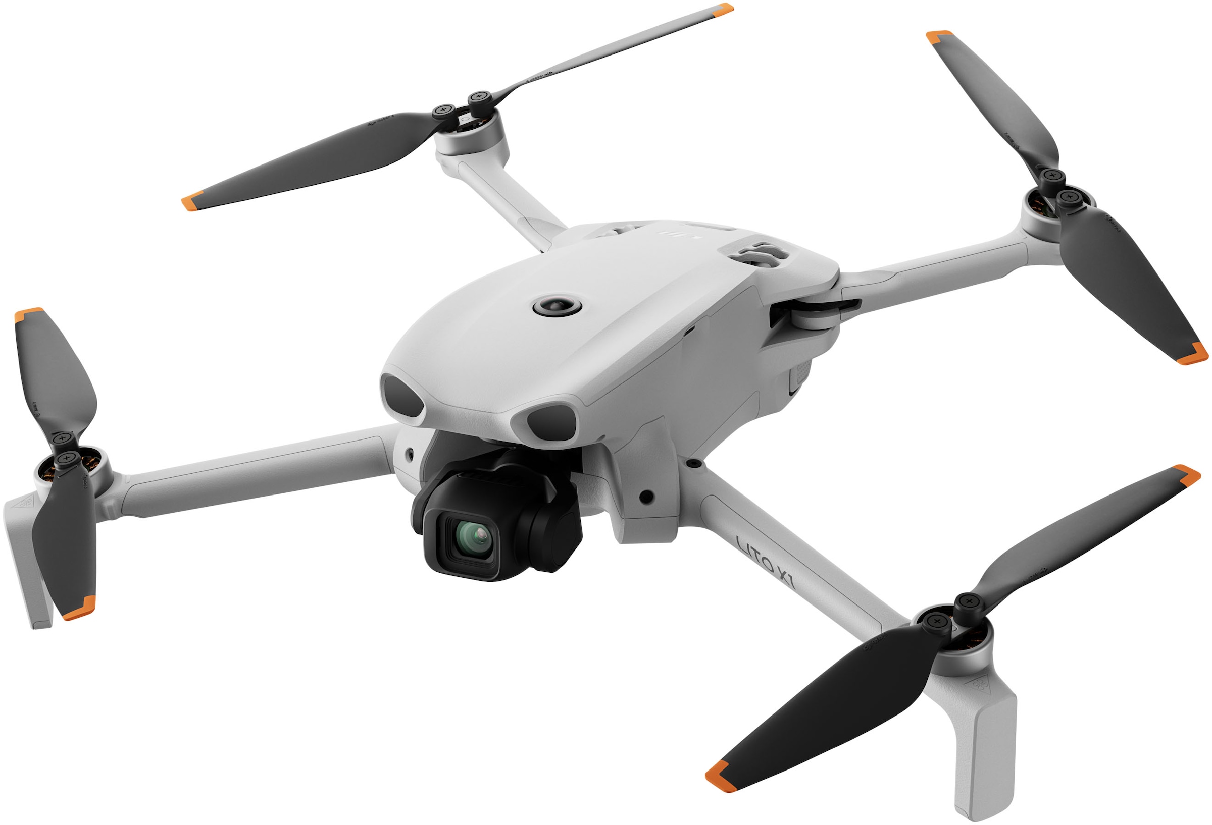 "DJI Drohne ""Lito X1 Fly More Combo (DJI RC 2)"", weiß (grau), B:25,13cm H:7,94cm T:18,33cm, Drohnen"