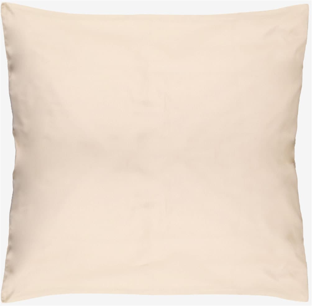 Wolkenfeld Kissenbezug "Mako-Satin Baumwolle Kopfkissenbezug - Premium Kissenbezug" Größe 80x80 und 40x80 cm; versteckter Reißverschluss