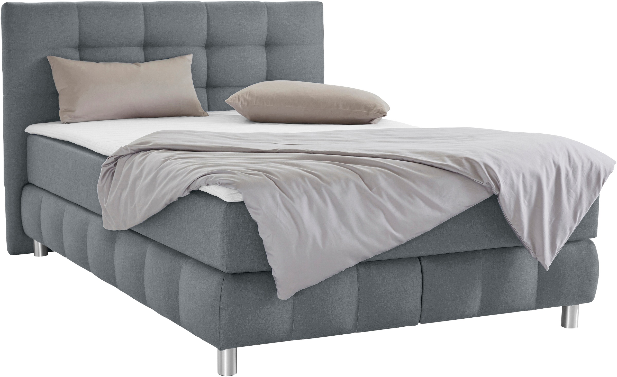 Home affaire Boxspringbett "Salo" incl. Topper, 6 Breiten, 2 Härtegrade, TF günstig online kaufen