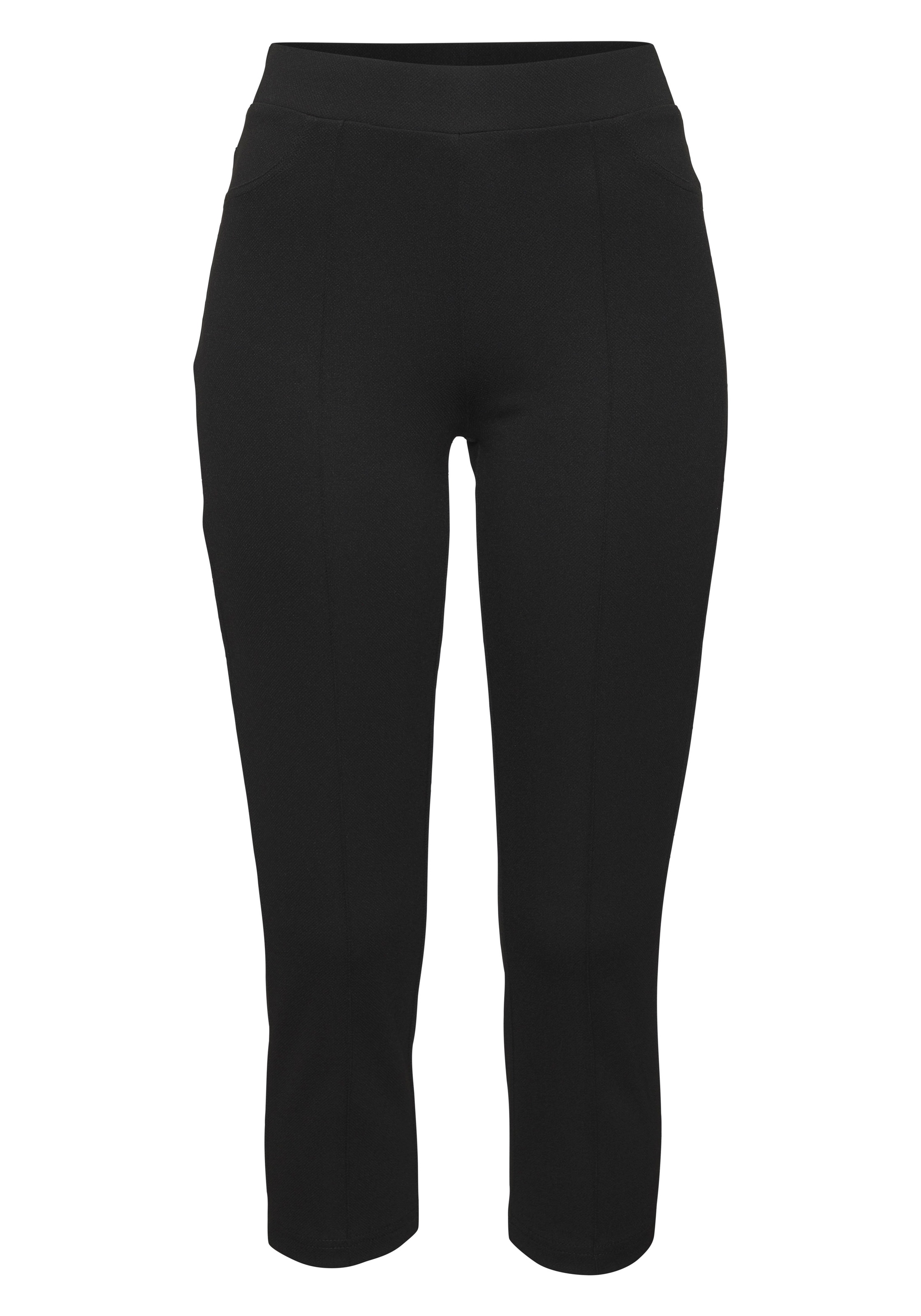LASCANA Caprileggings »Schlupfhose«  mit Biese an den Beinen