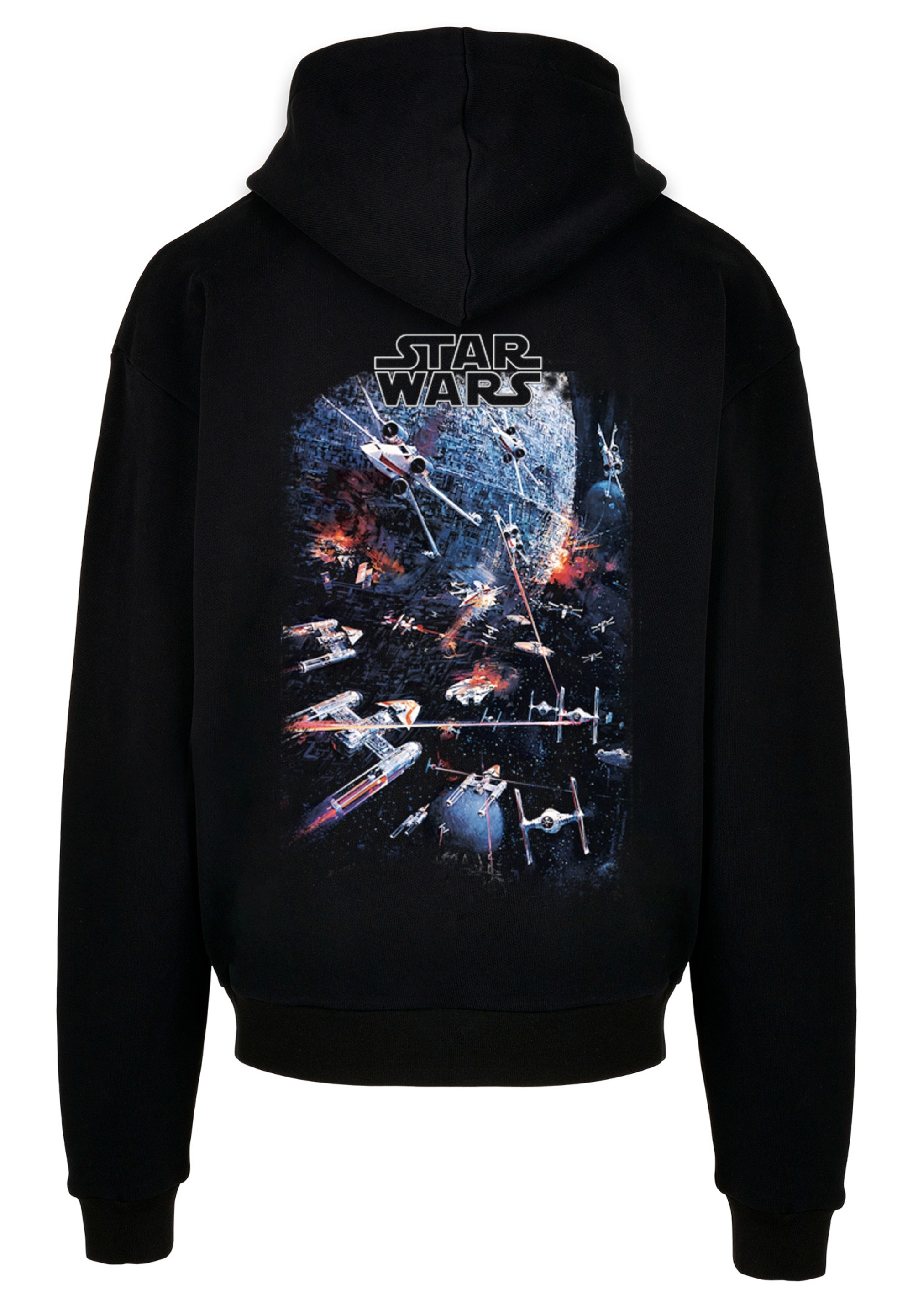 F4NT4STIC Kapuzenpullover »Star Wars Space Fight«, Print