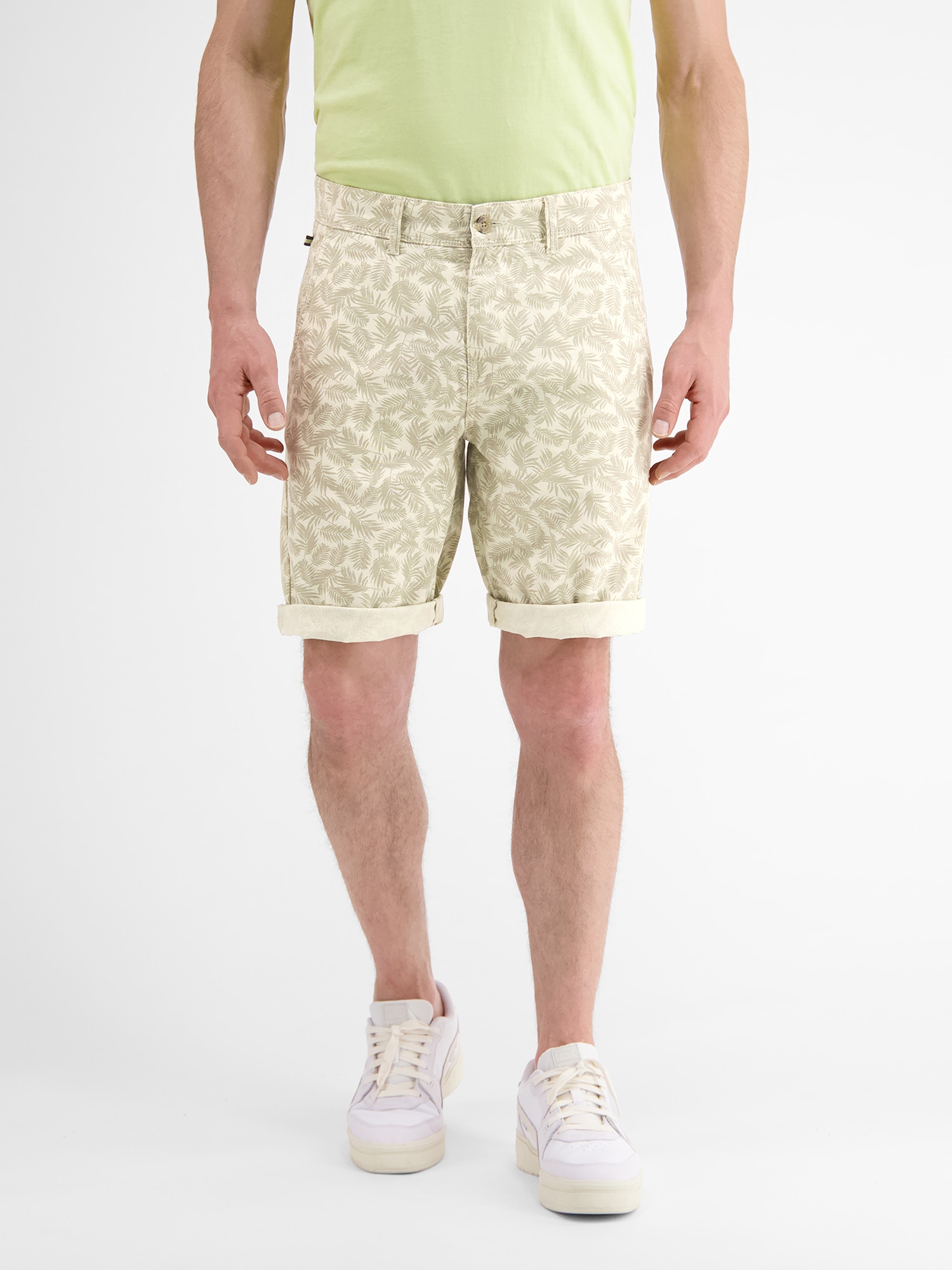 LERROS Chinoshorts »LERROS Chino Bermuda *Leafs*«